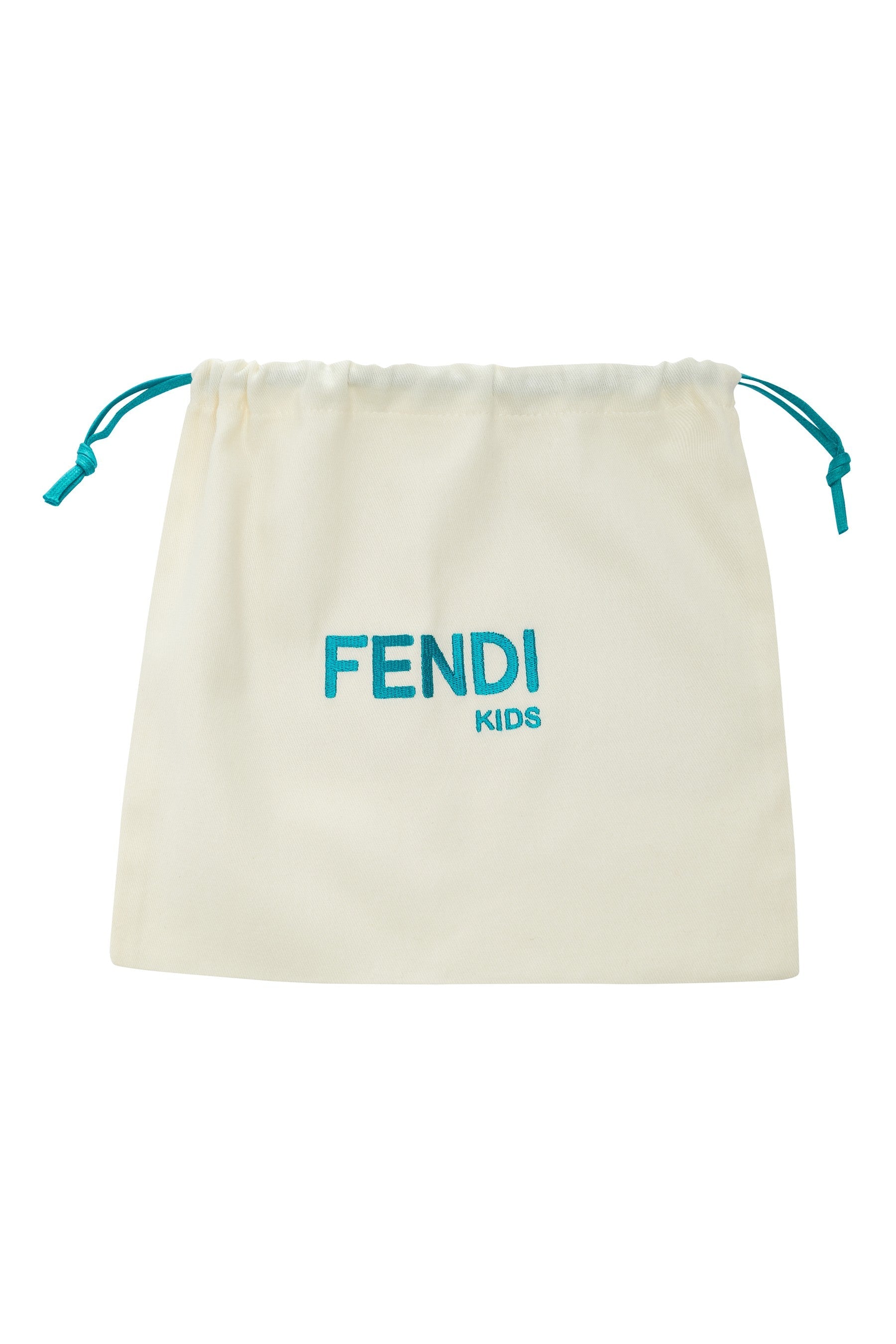Kids FF Logo Sandals in Beige