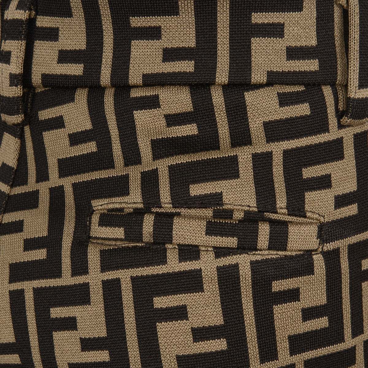 Baby Boys FF Logo Shorts in Brown