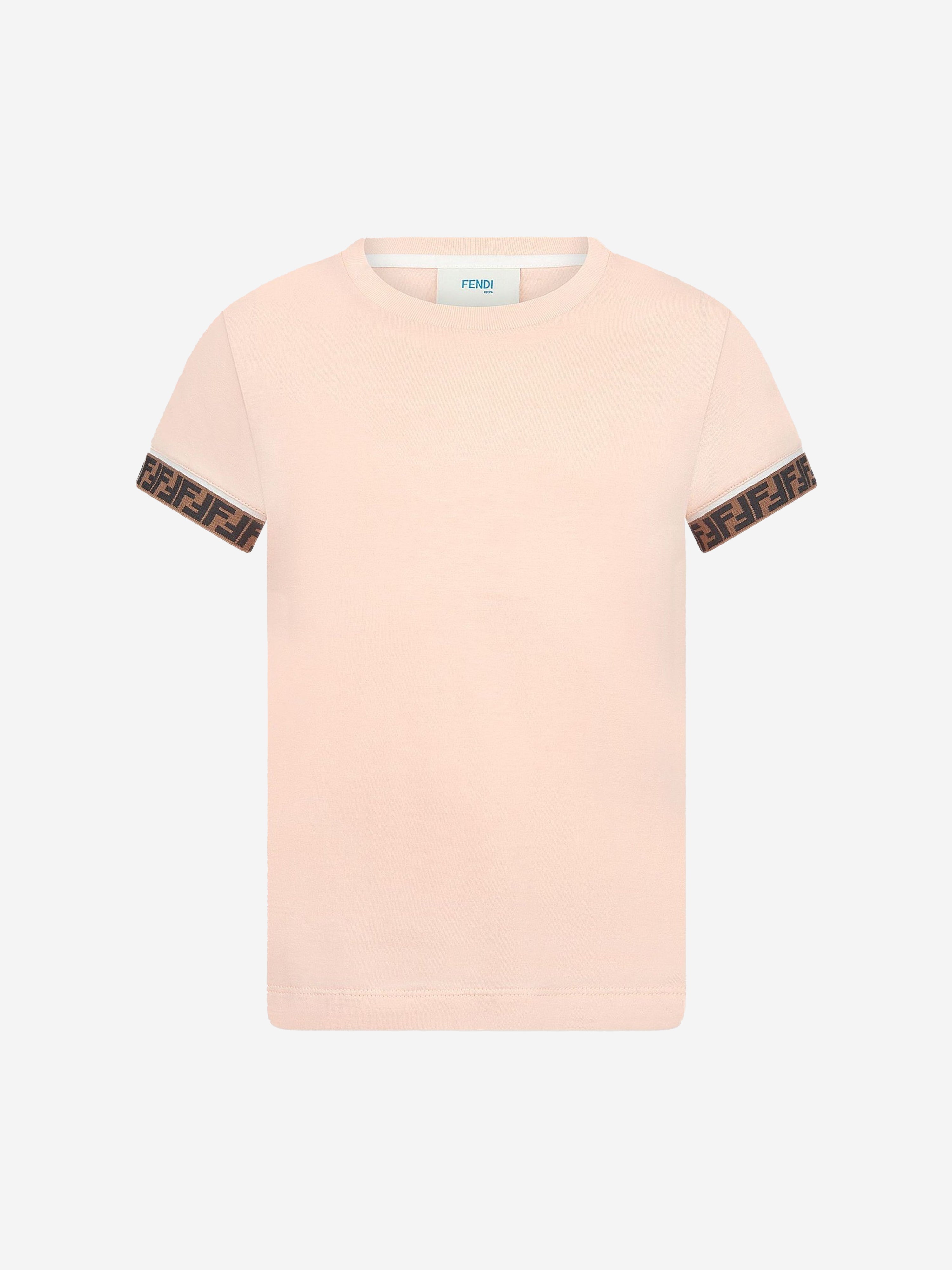 Unisex Cotton FF Logo Trim T-Shirt