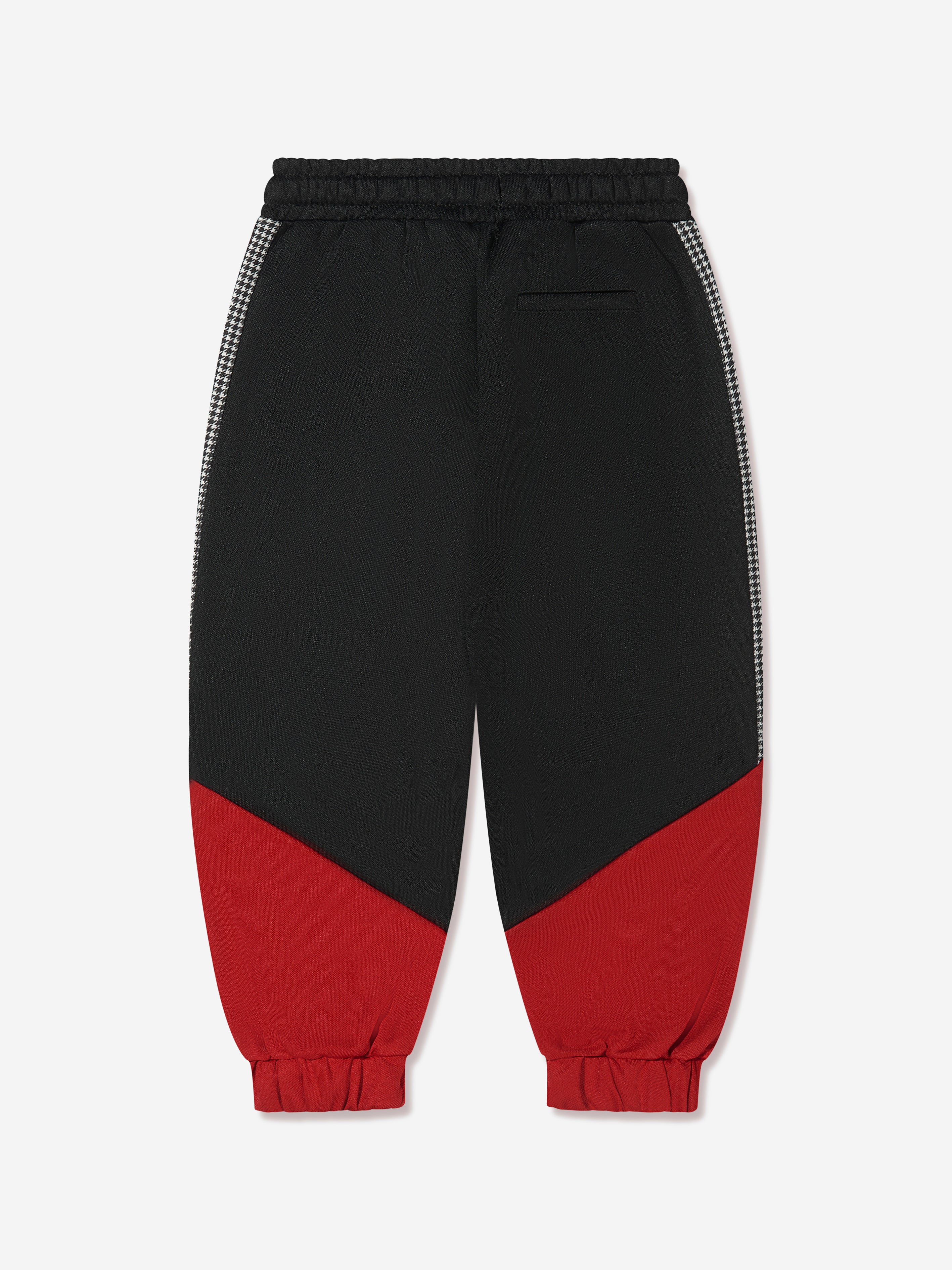 Boys Colour Block Dogtooth Joggers