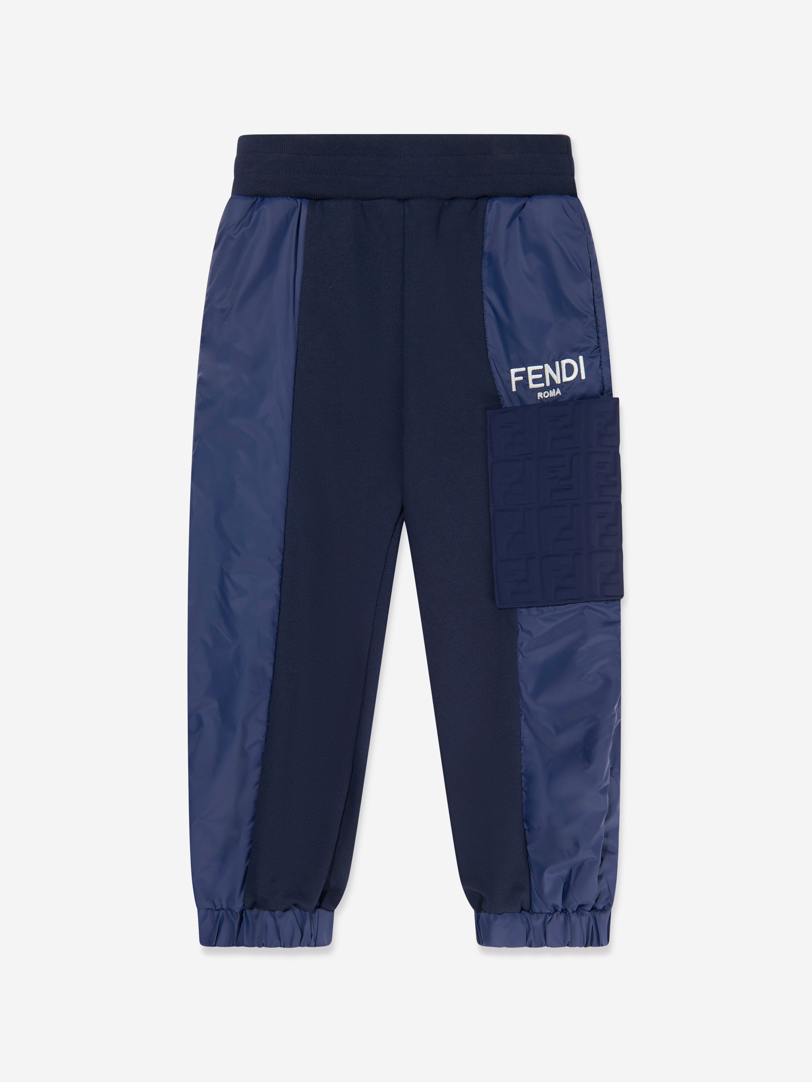 Boys Logo Sweatpants in Navy