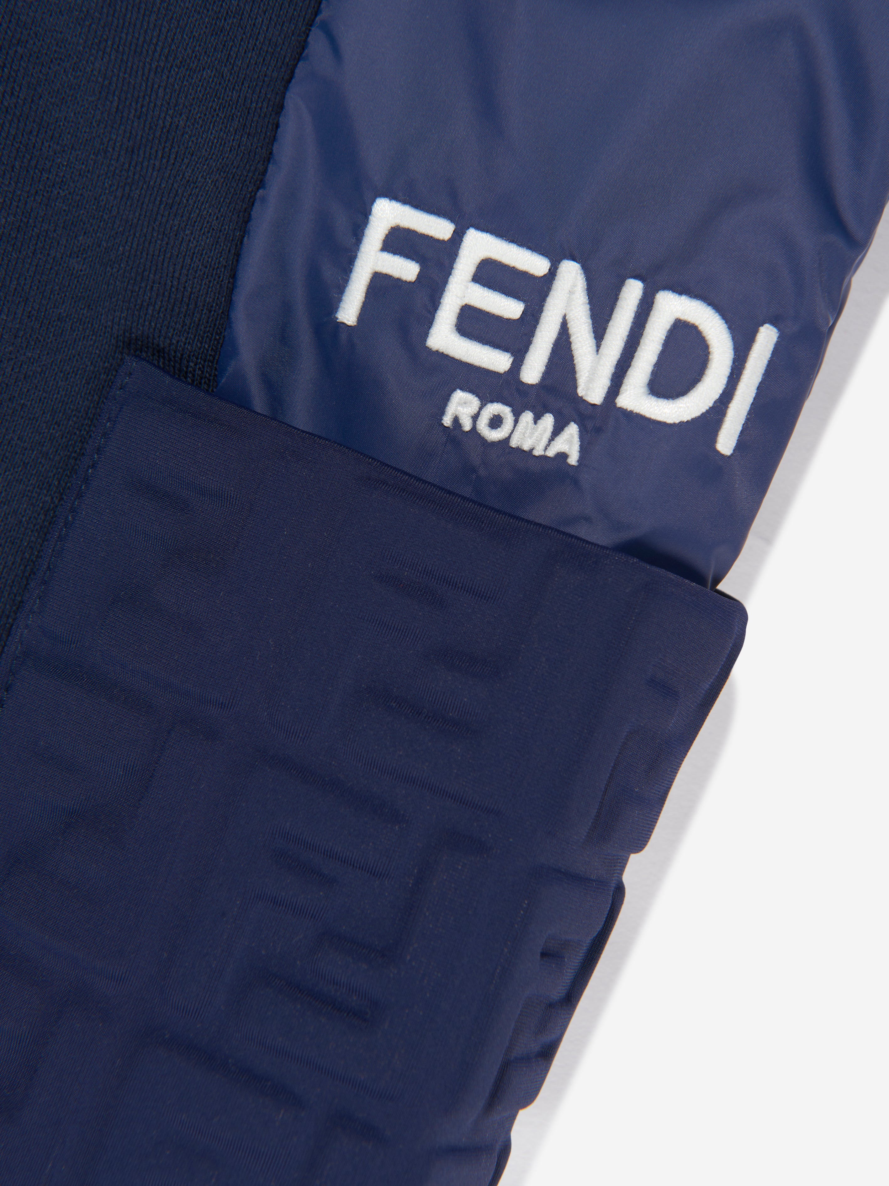 Boys Logo Sweatpants in Navy