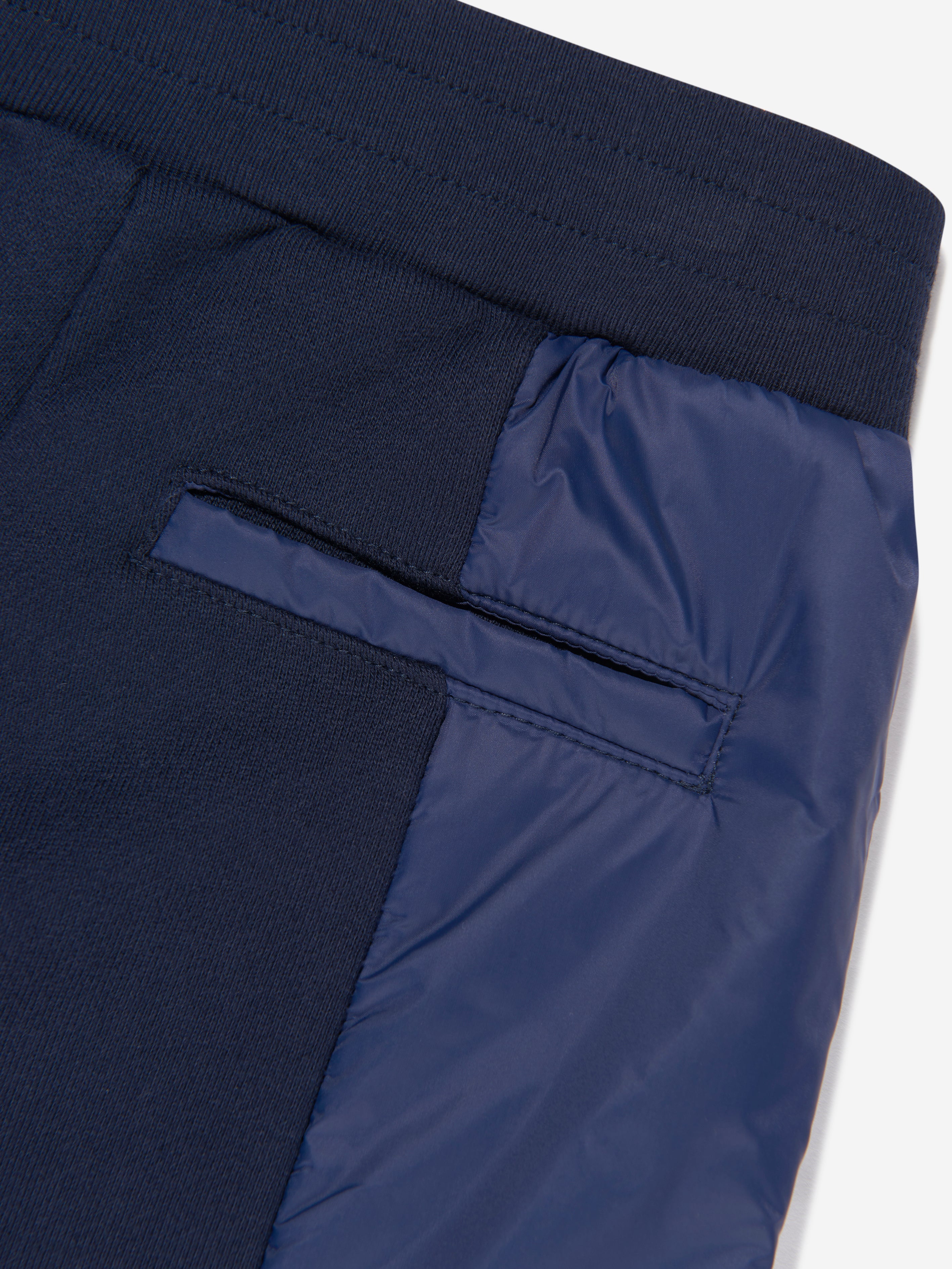 Boys Logo Sweatpants in Navy