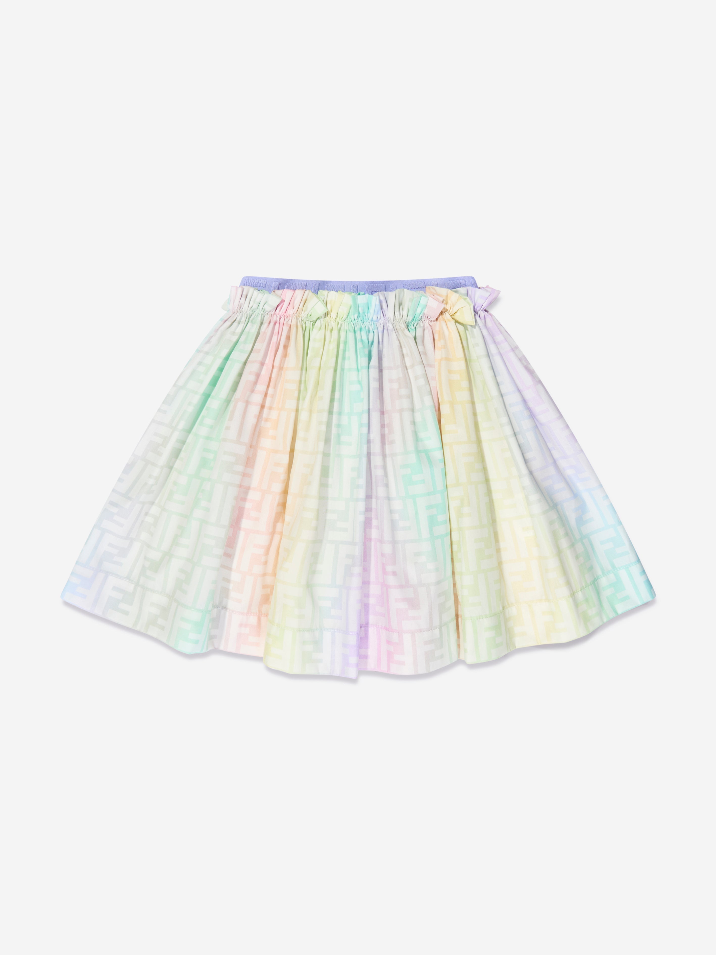Girls FF Logo Metaverse Skirt in Multicolour
