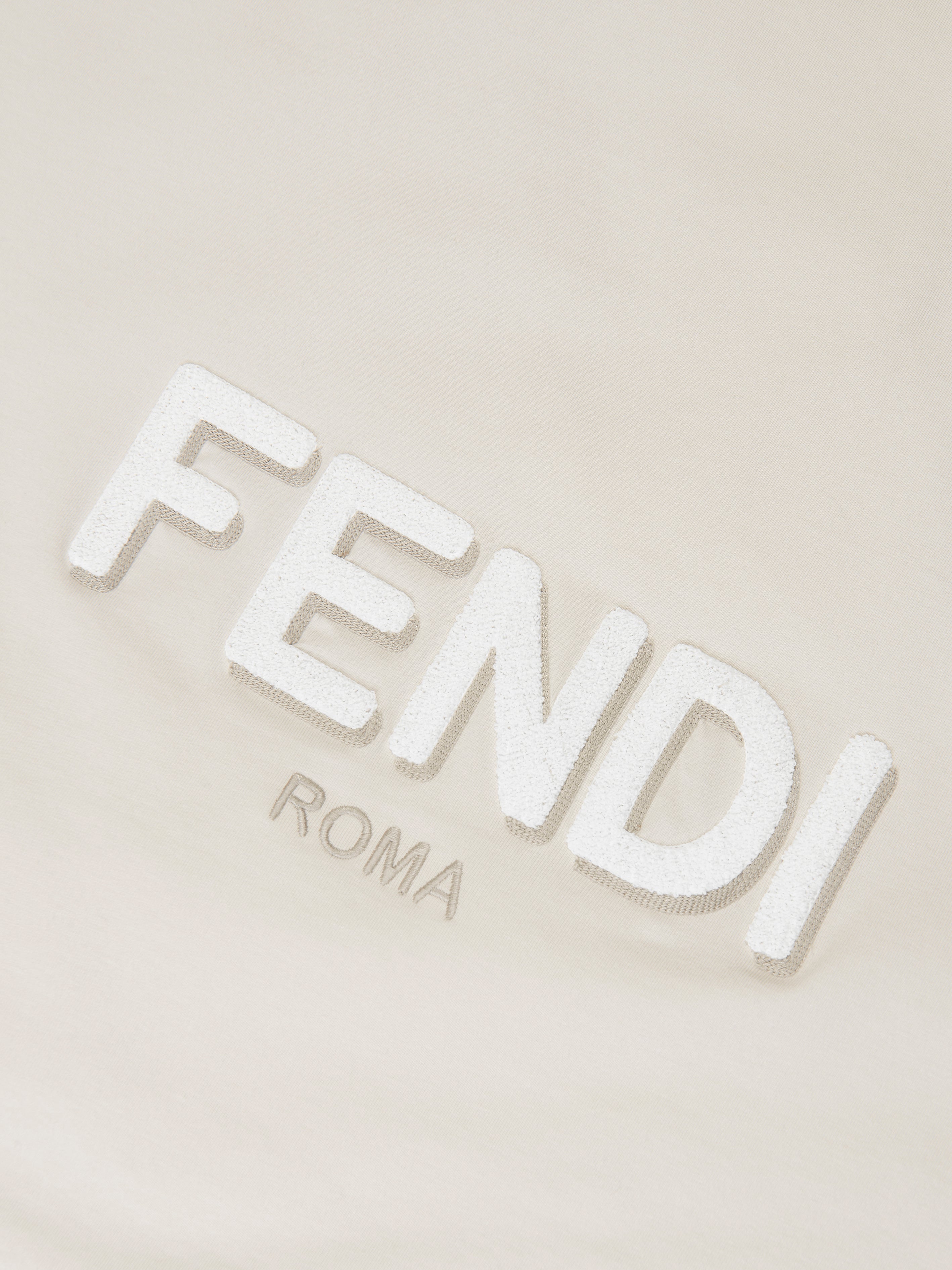Baby Logo Jersey Blanket in Beige