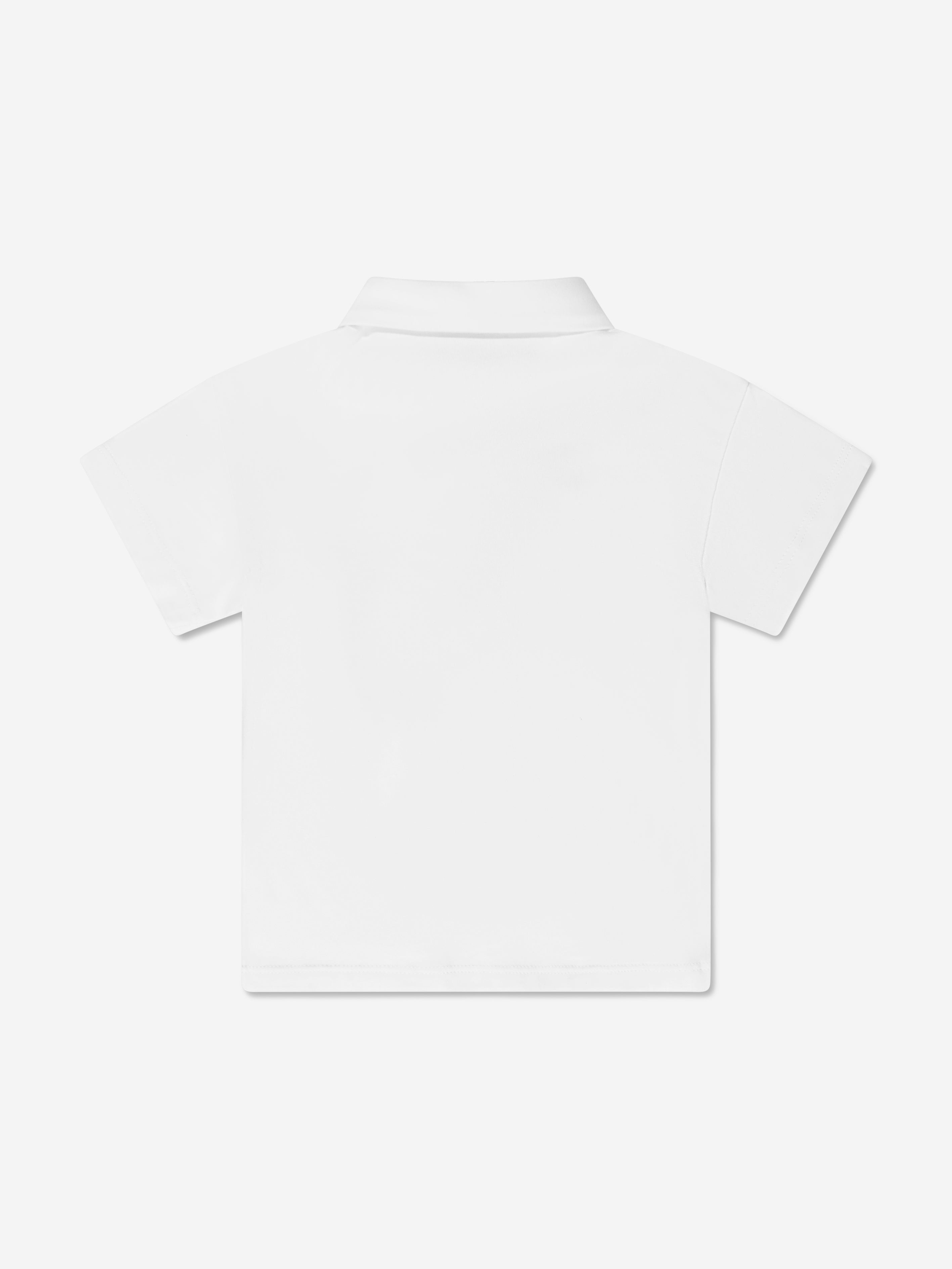 Baby Boys FF Logo Polo Shirt in White