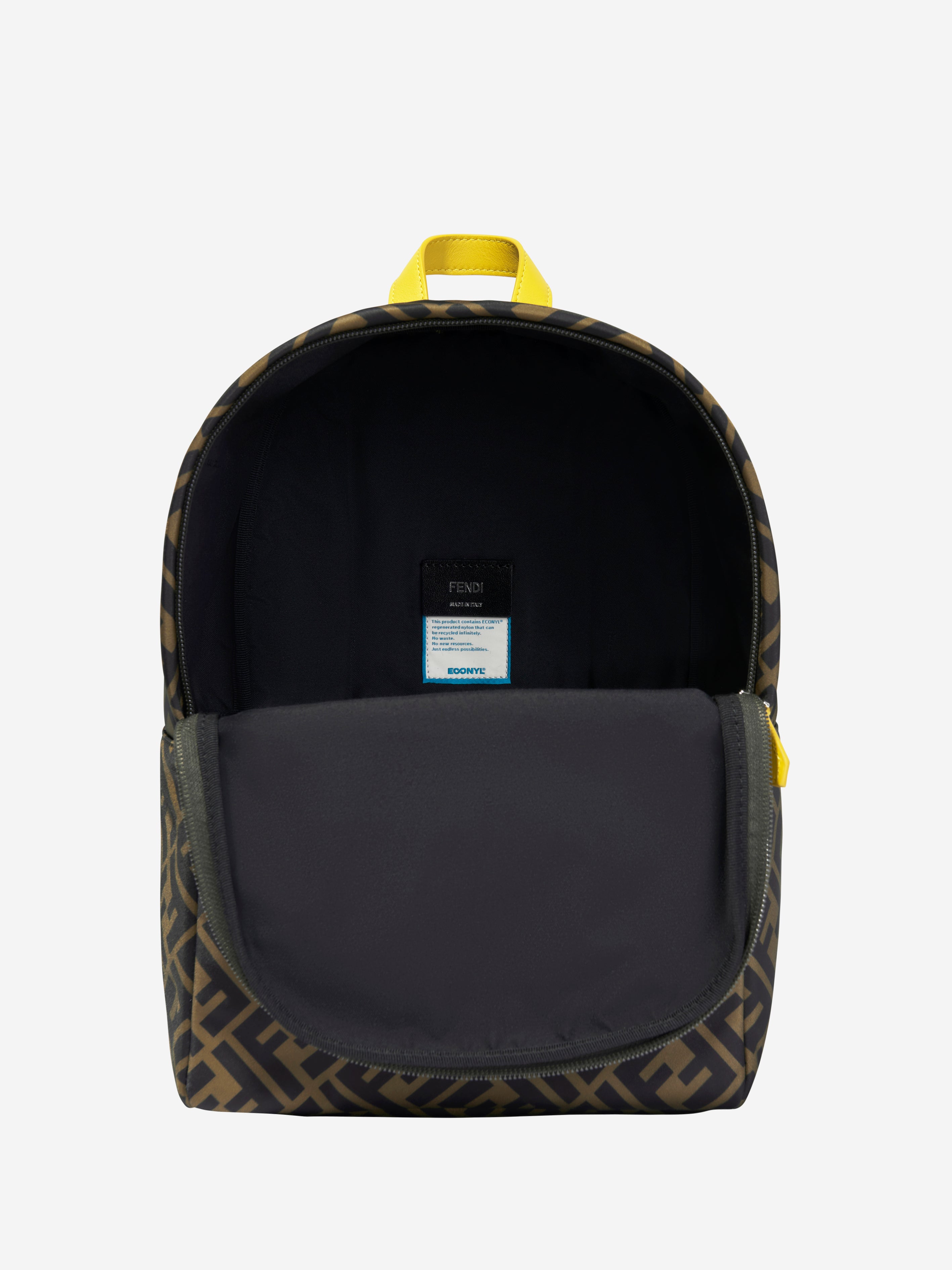 Kids FF Logo Backpack in Brown