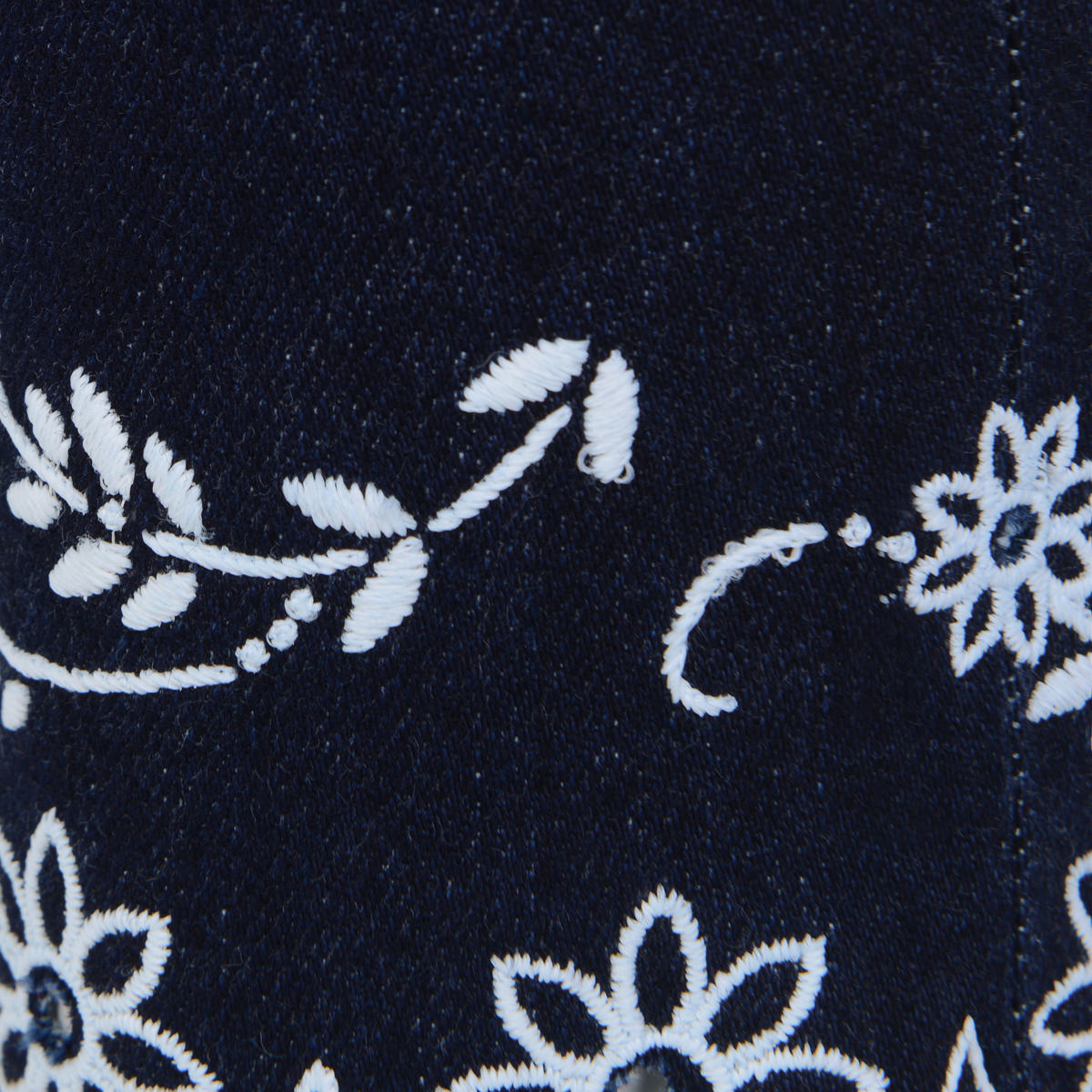 Baby Girls Denim Embroidered Jeans