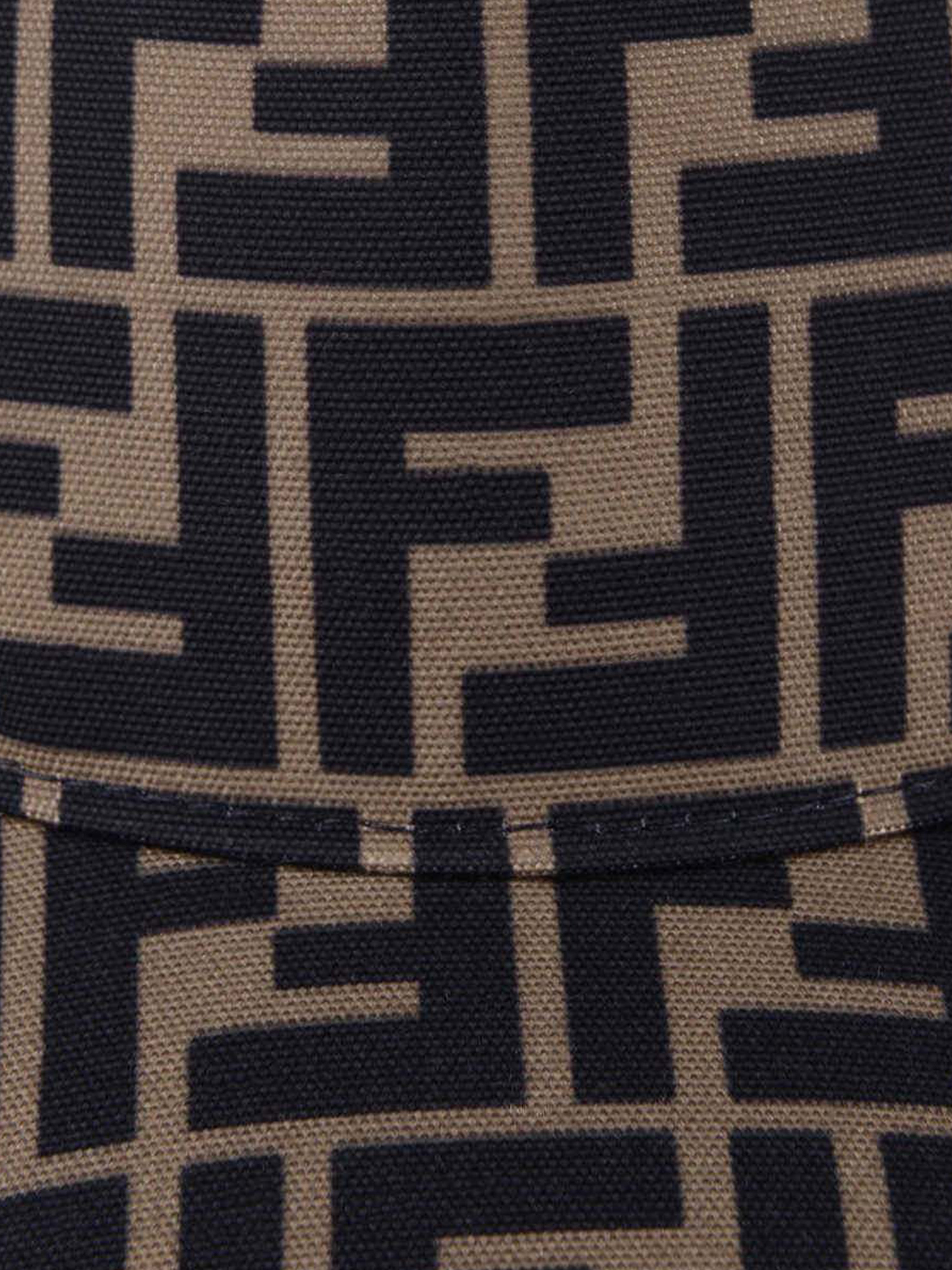Kids Zucca Logo Cap in Brown