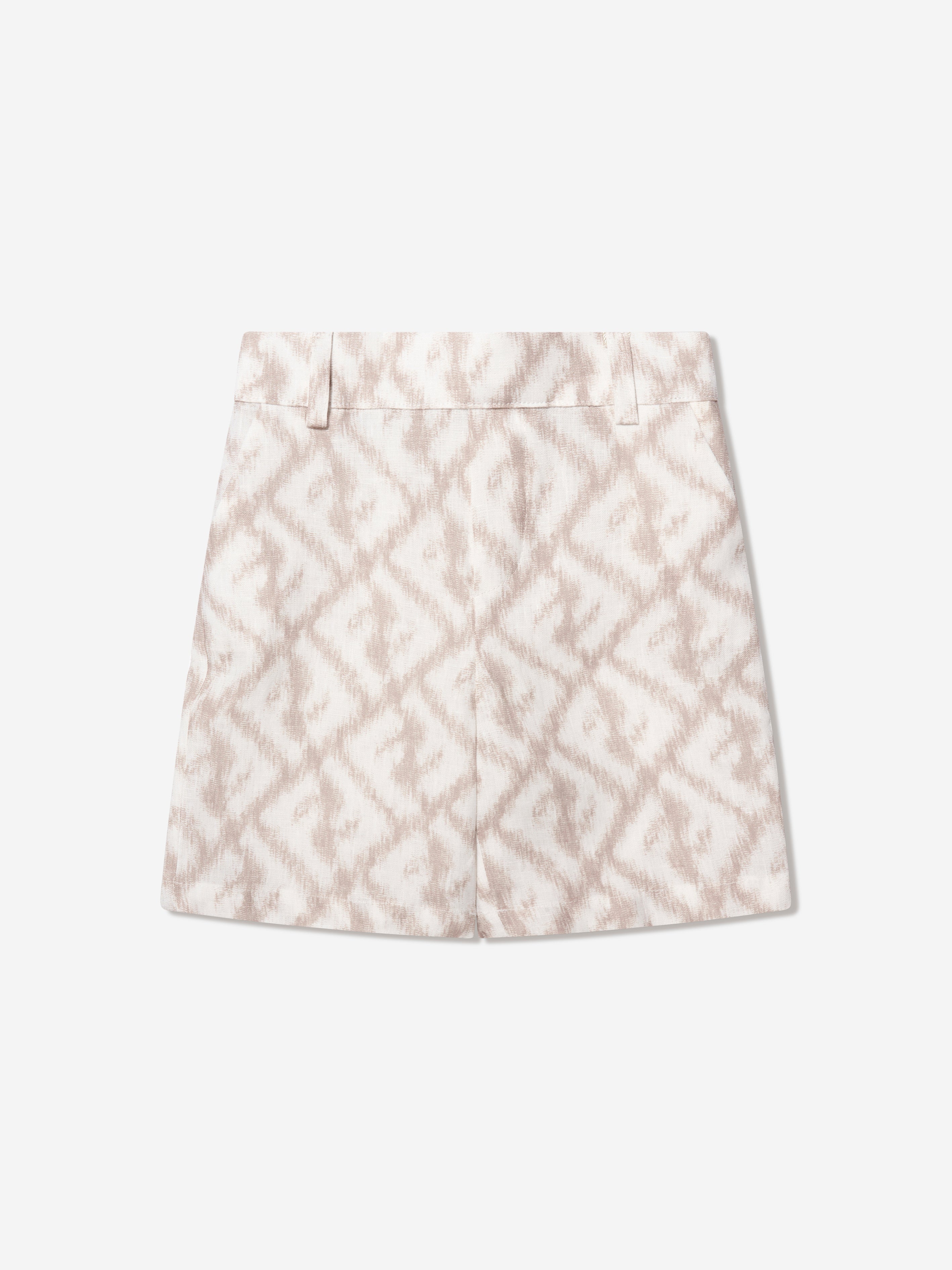 Baby Boys FF Logo Romper in White