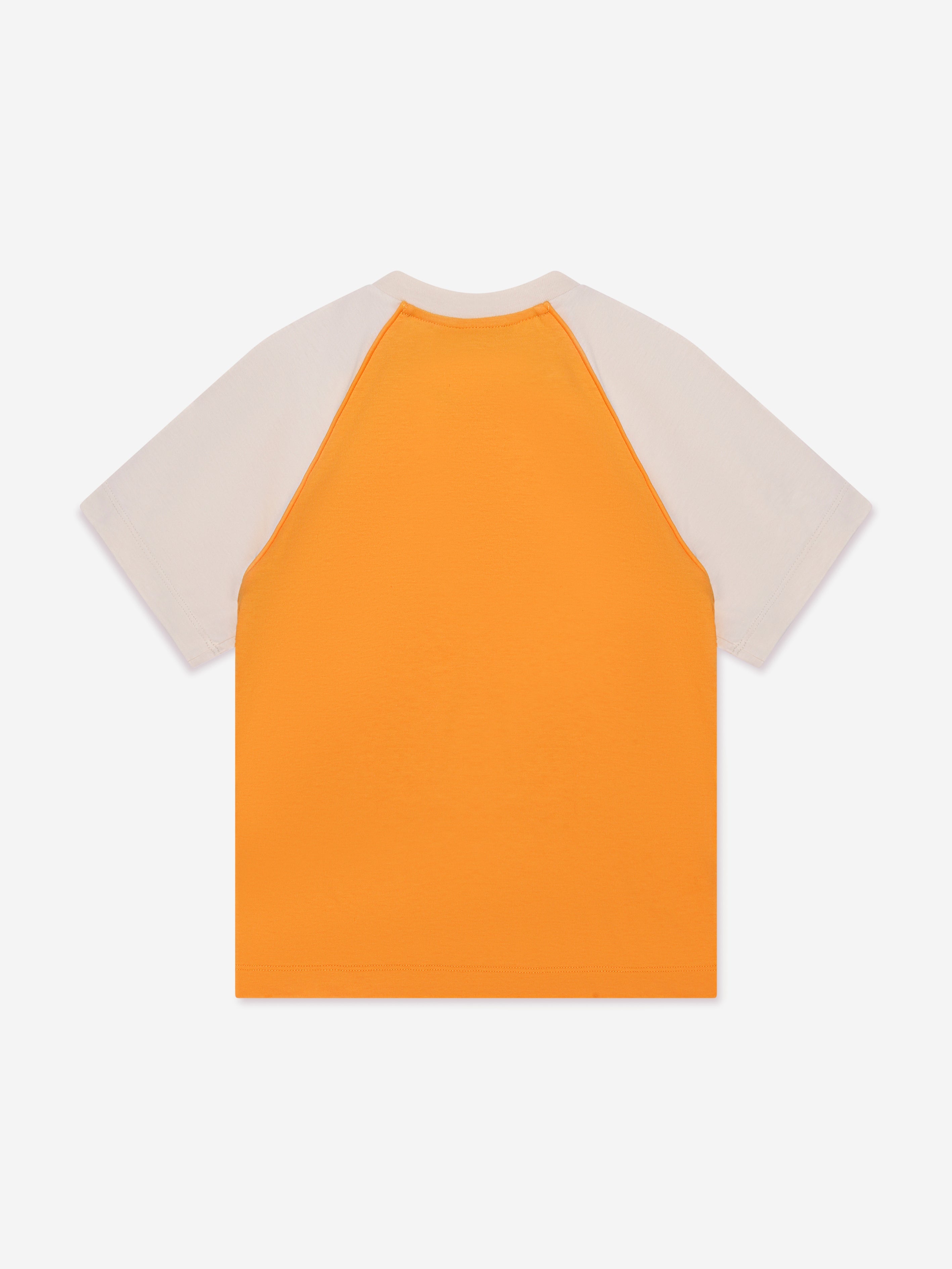 Boys FF Logo T-Shirt in Orange