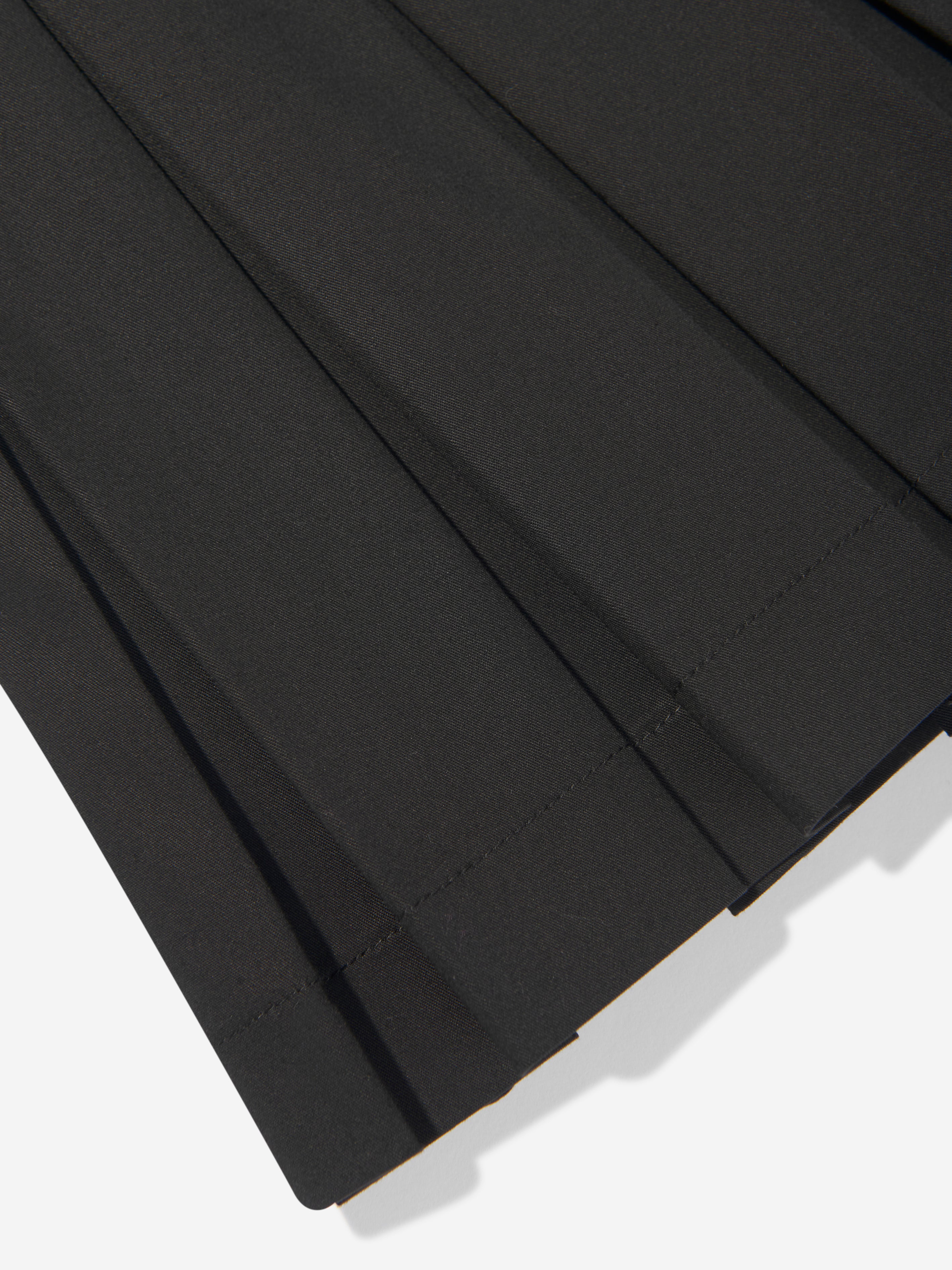 Girls Pleated Skirt in Black
