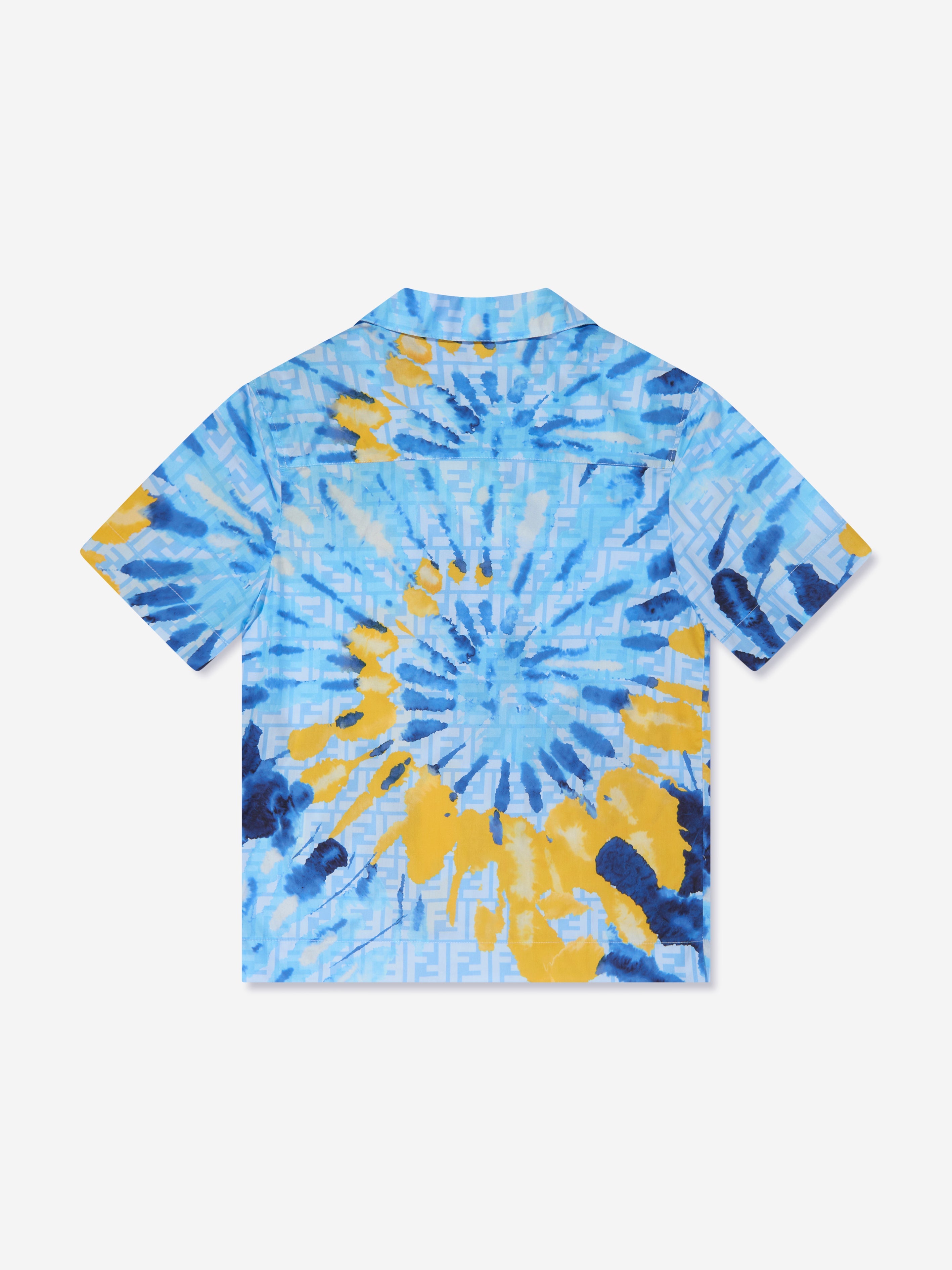 Boys Tie Dye Shirt in Blue