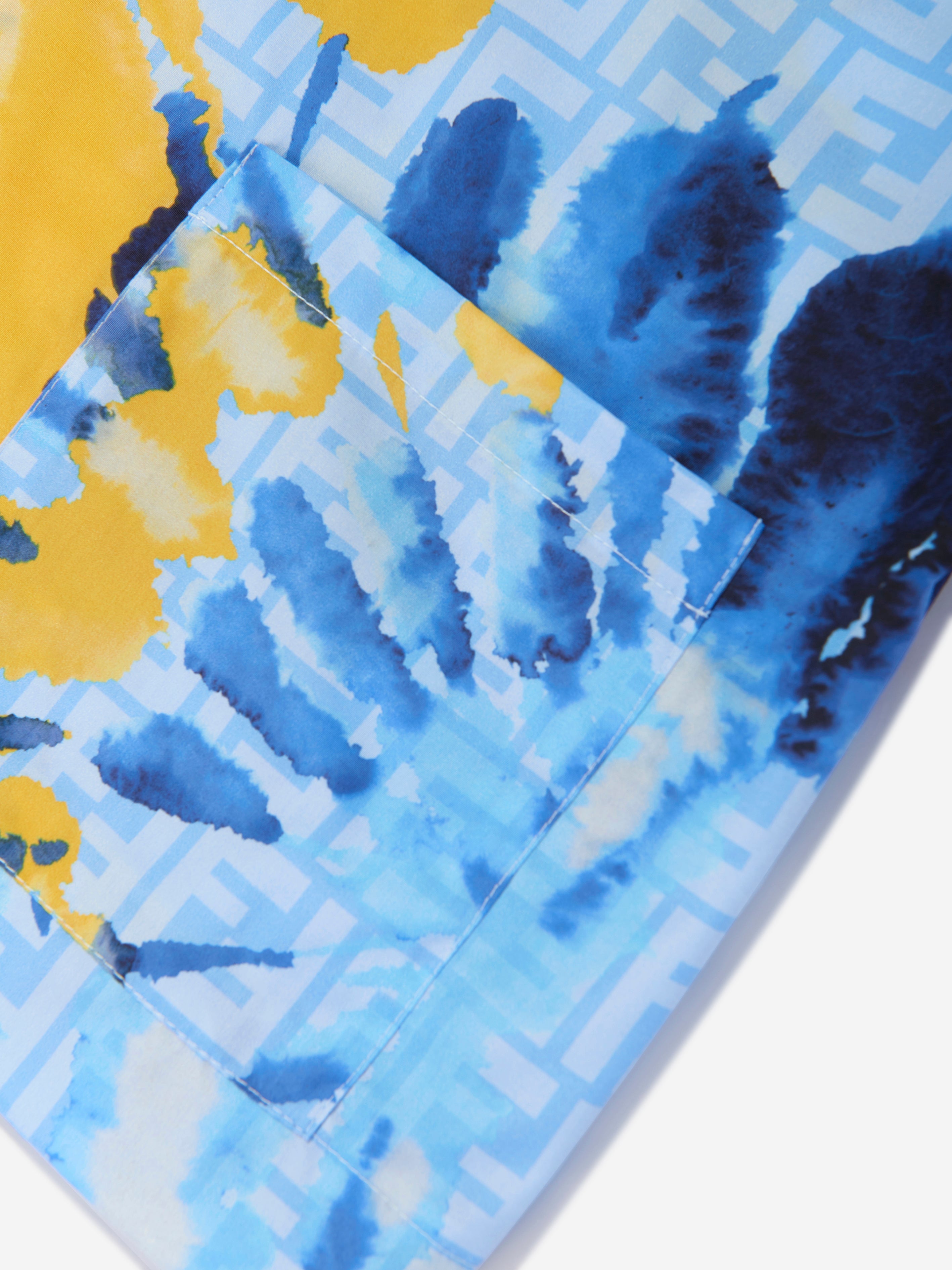Boys Tie Dye Shirt in Blue
