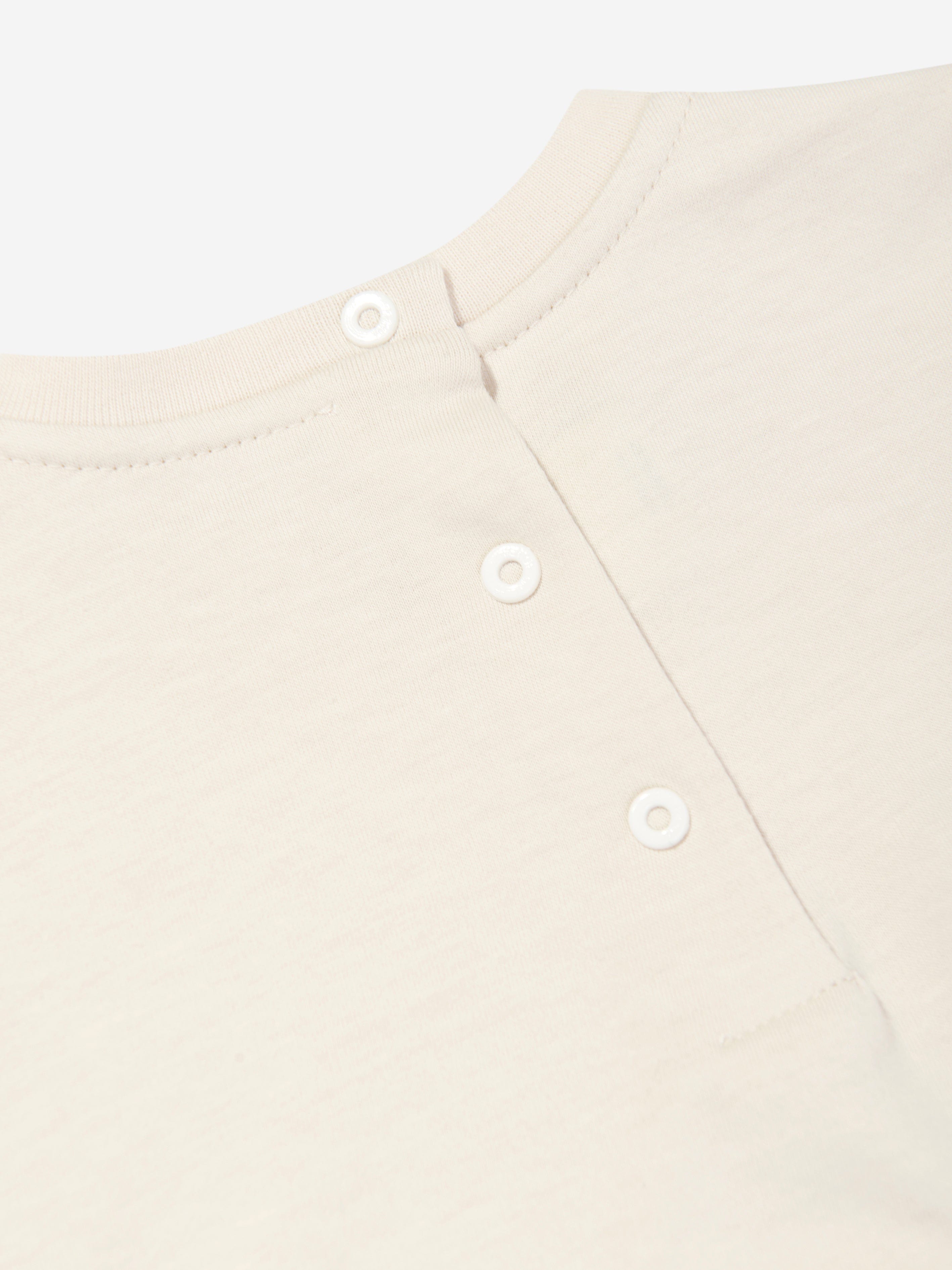 Fendi Baby Logo T-Shirt in Beige