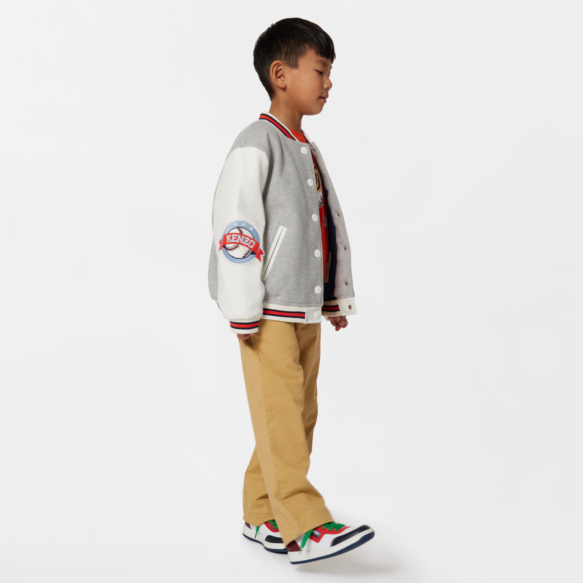Boys Grey Padded Jacket