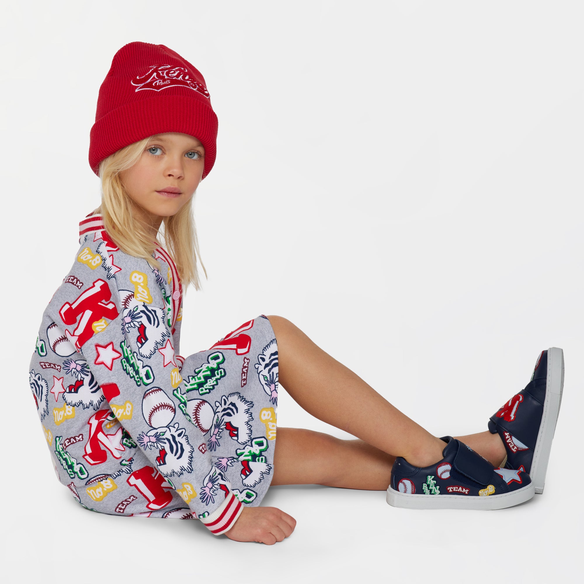 Boys & Girls Red Logo Hat