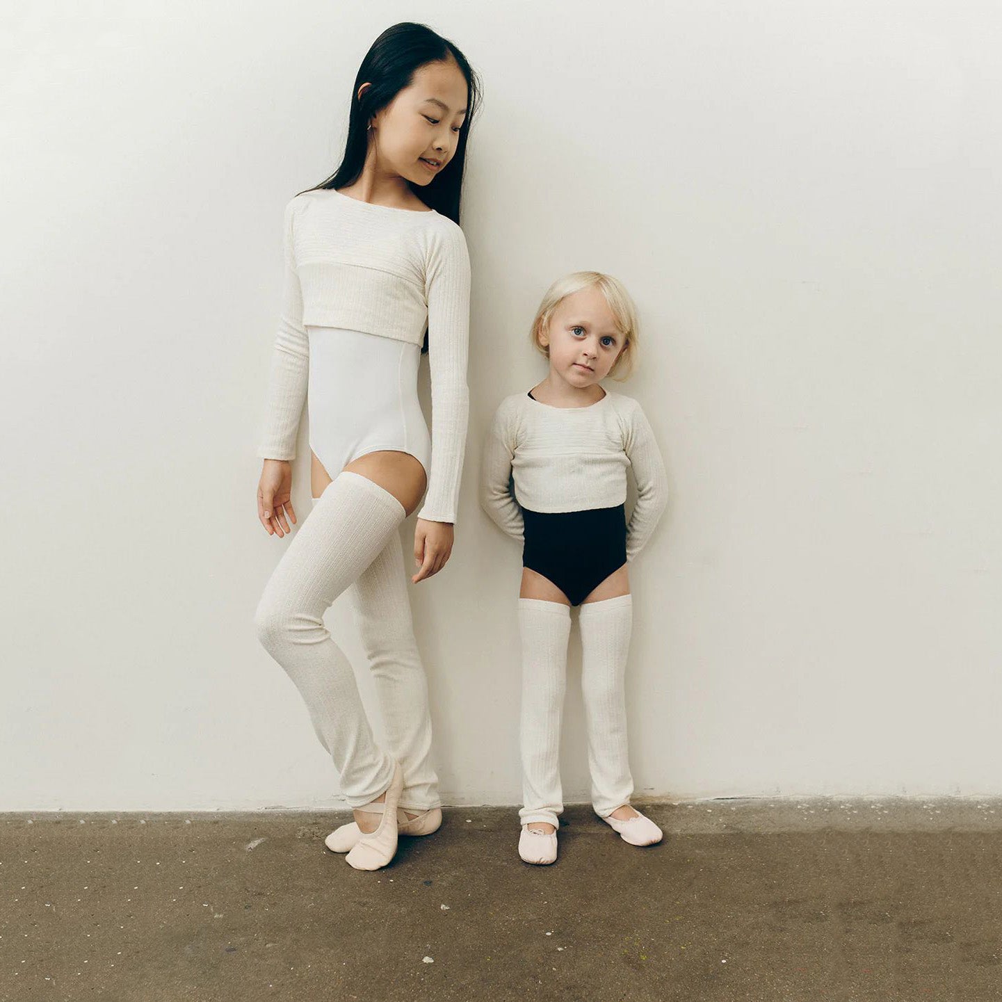 Girls Cream Ballet Top(Feather - Kids Vika Top)