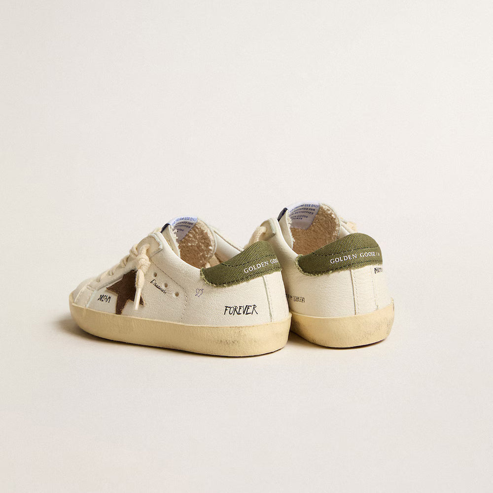 Boys & Girls Brown "SUPER STAR "Shoes