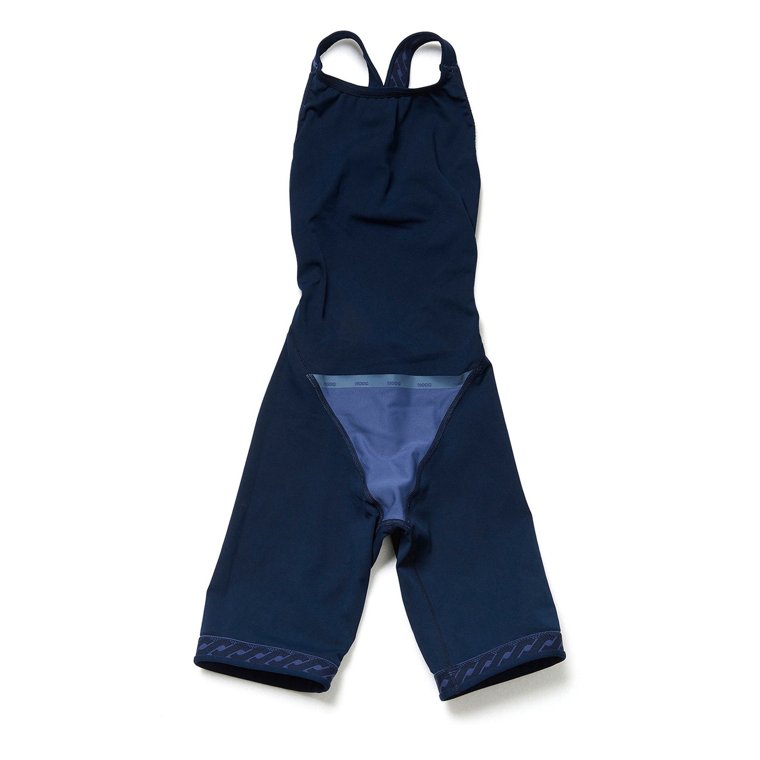 Girls Navy Cropped Professional Swimsuit