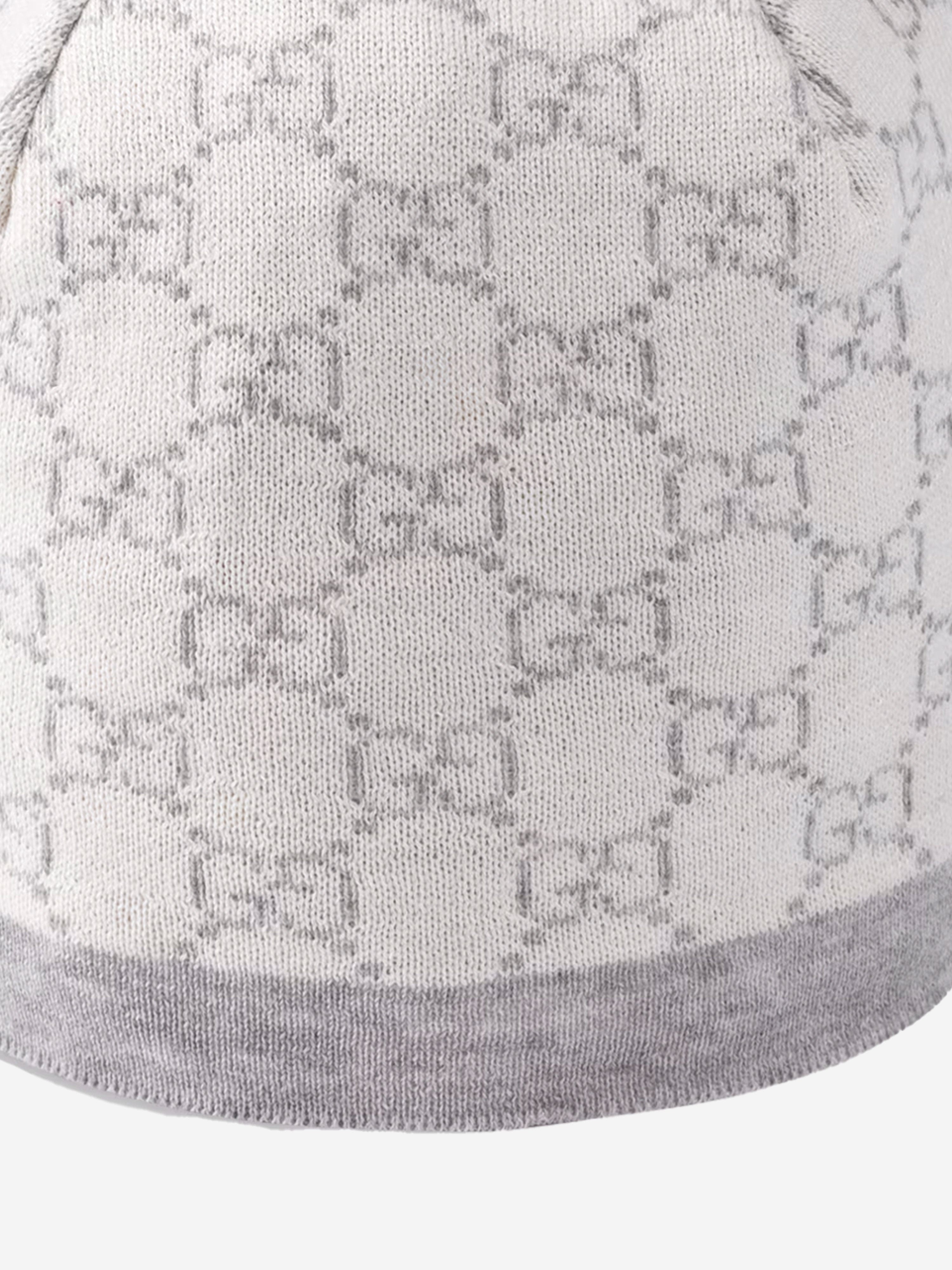 Gucci Baby GG Wool Hat in Grey