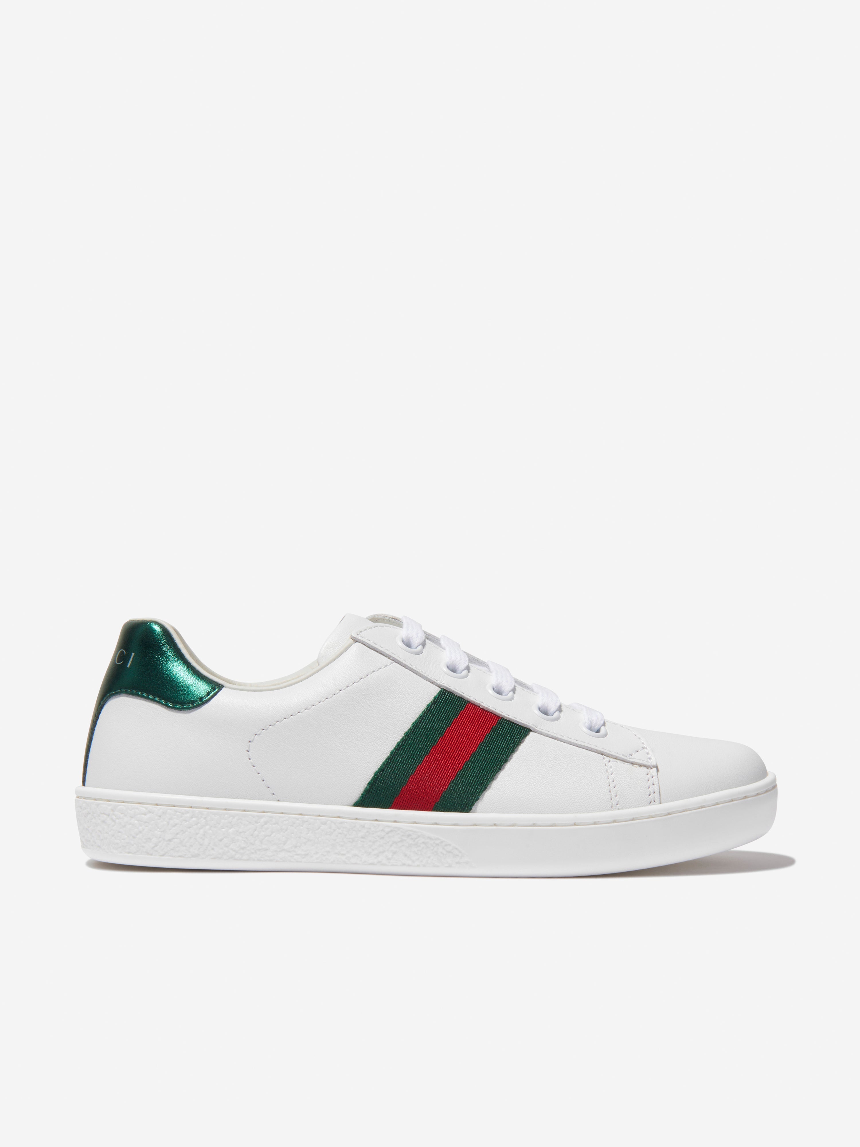 Kids Leather Ace Trainers