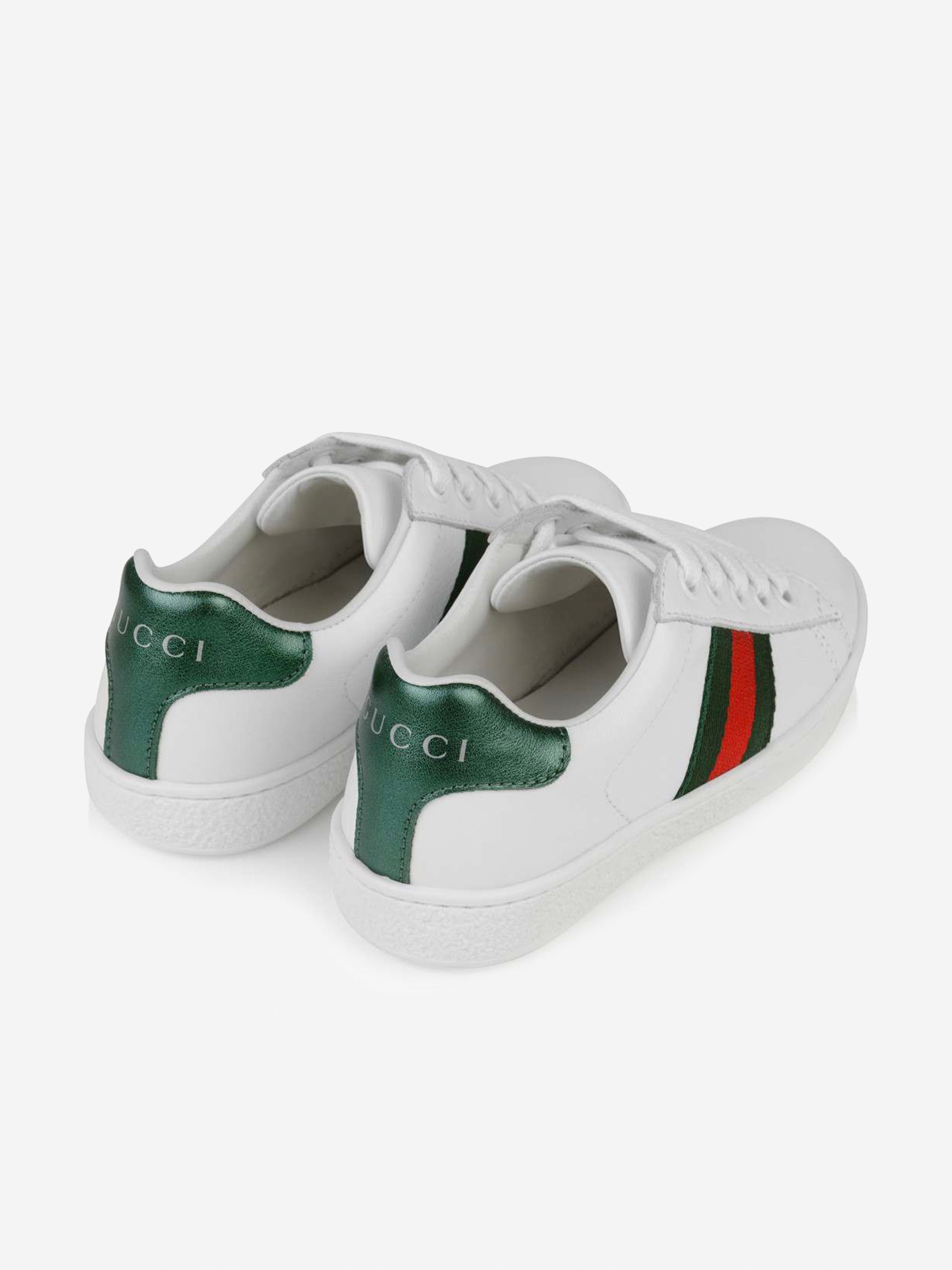 Kids Leather Ace Trainers