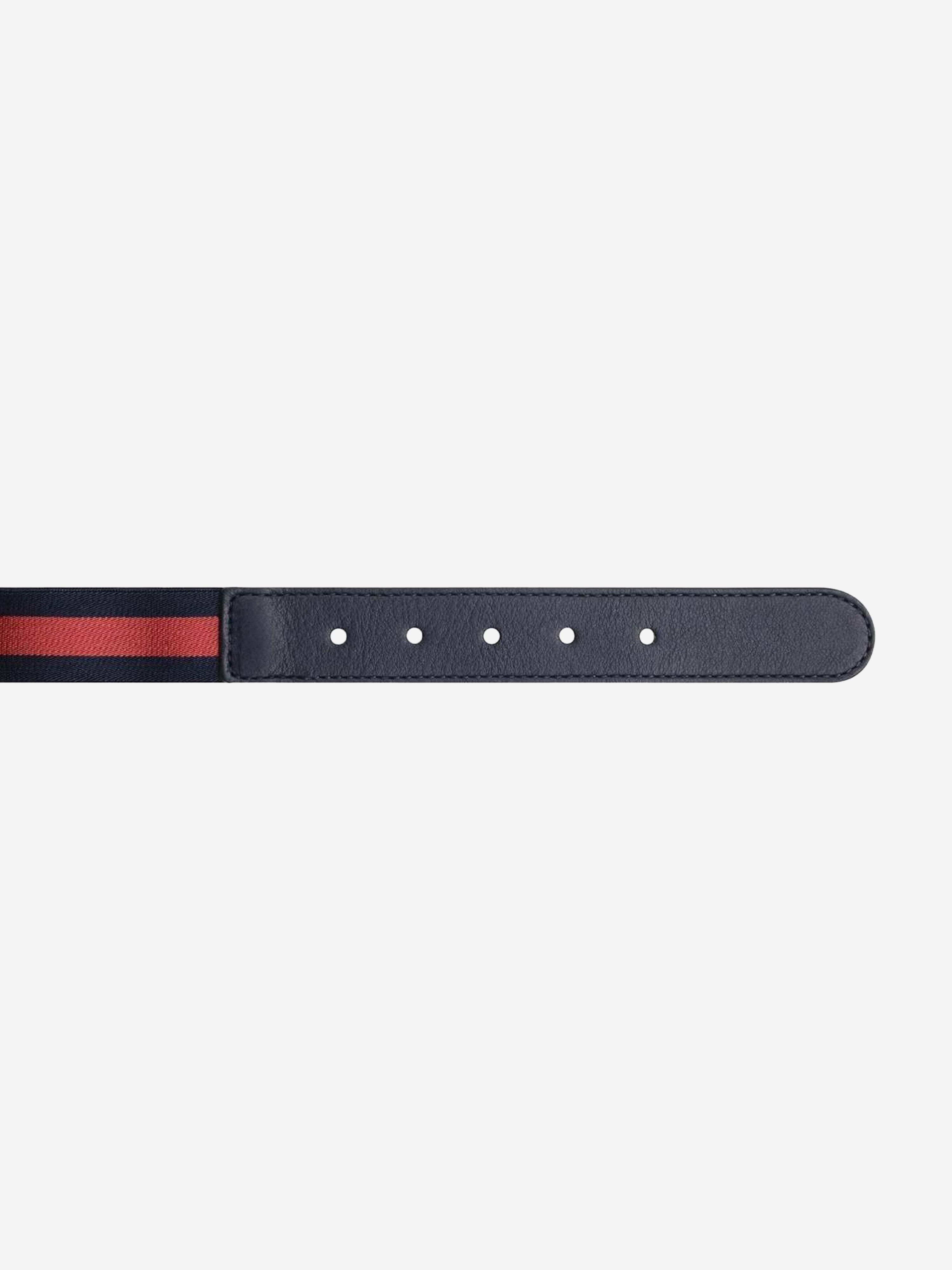 Kids Elastic Web Belt in Navy