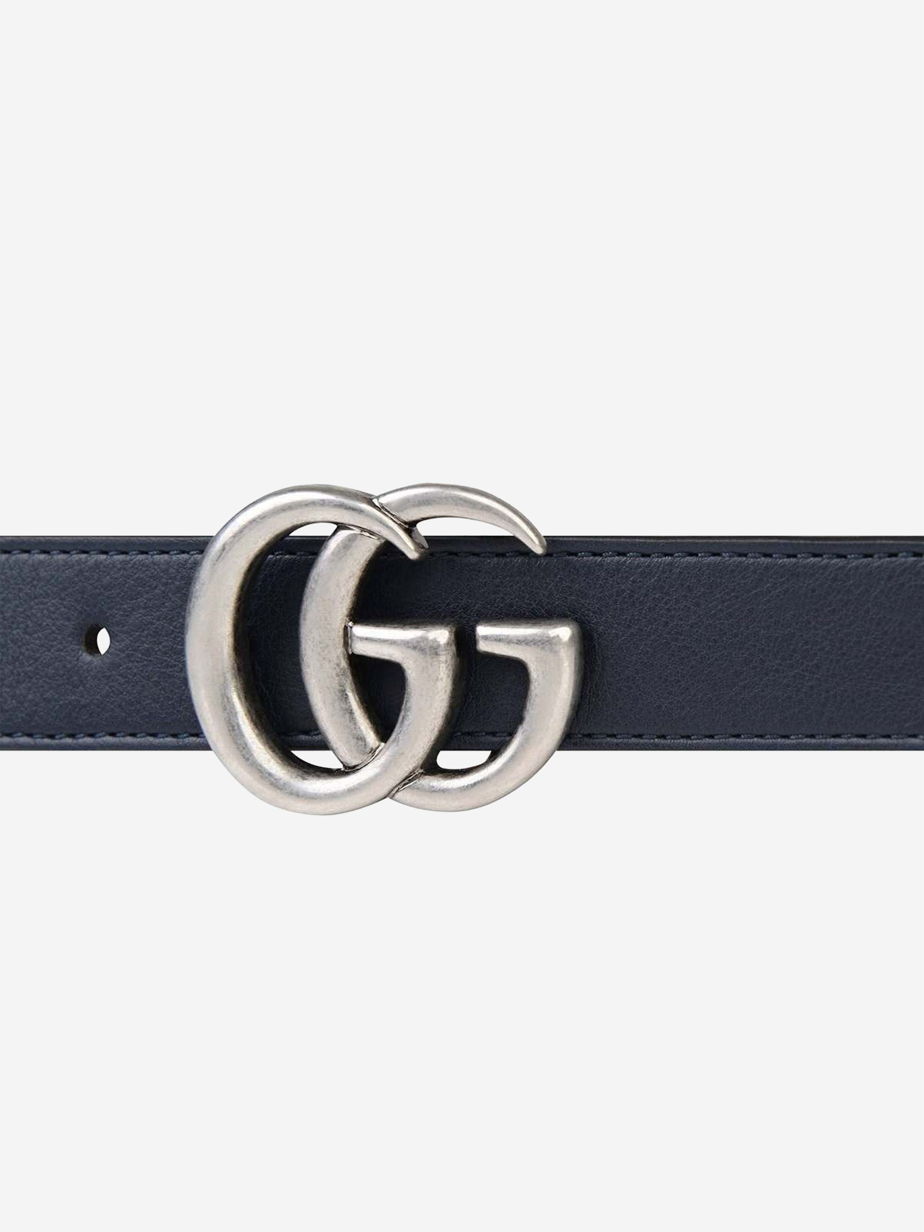 Kids Elastic Web Belt in Navy