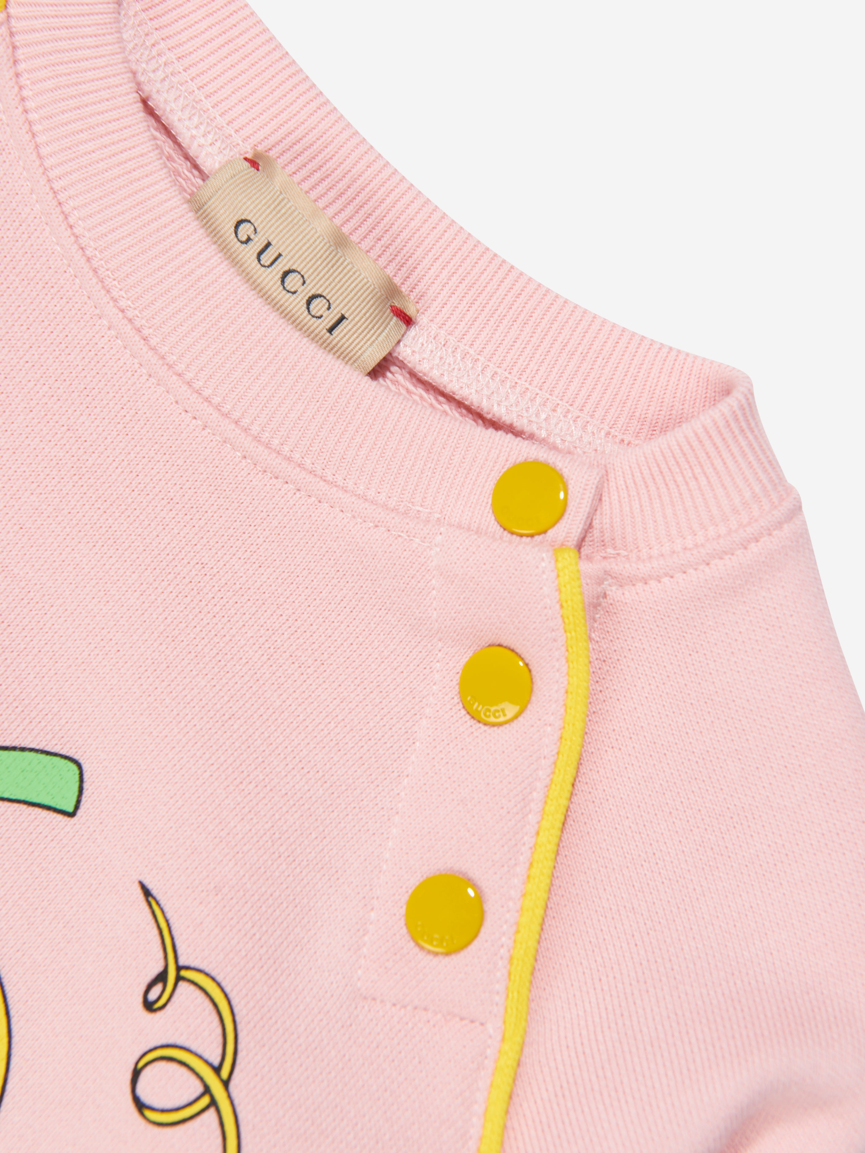 Baby Girls Apple Sweatshirt in Pink