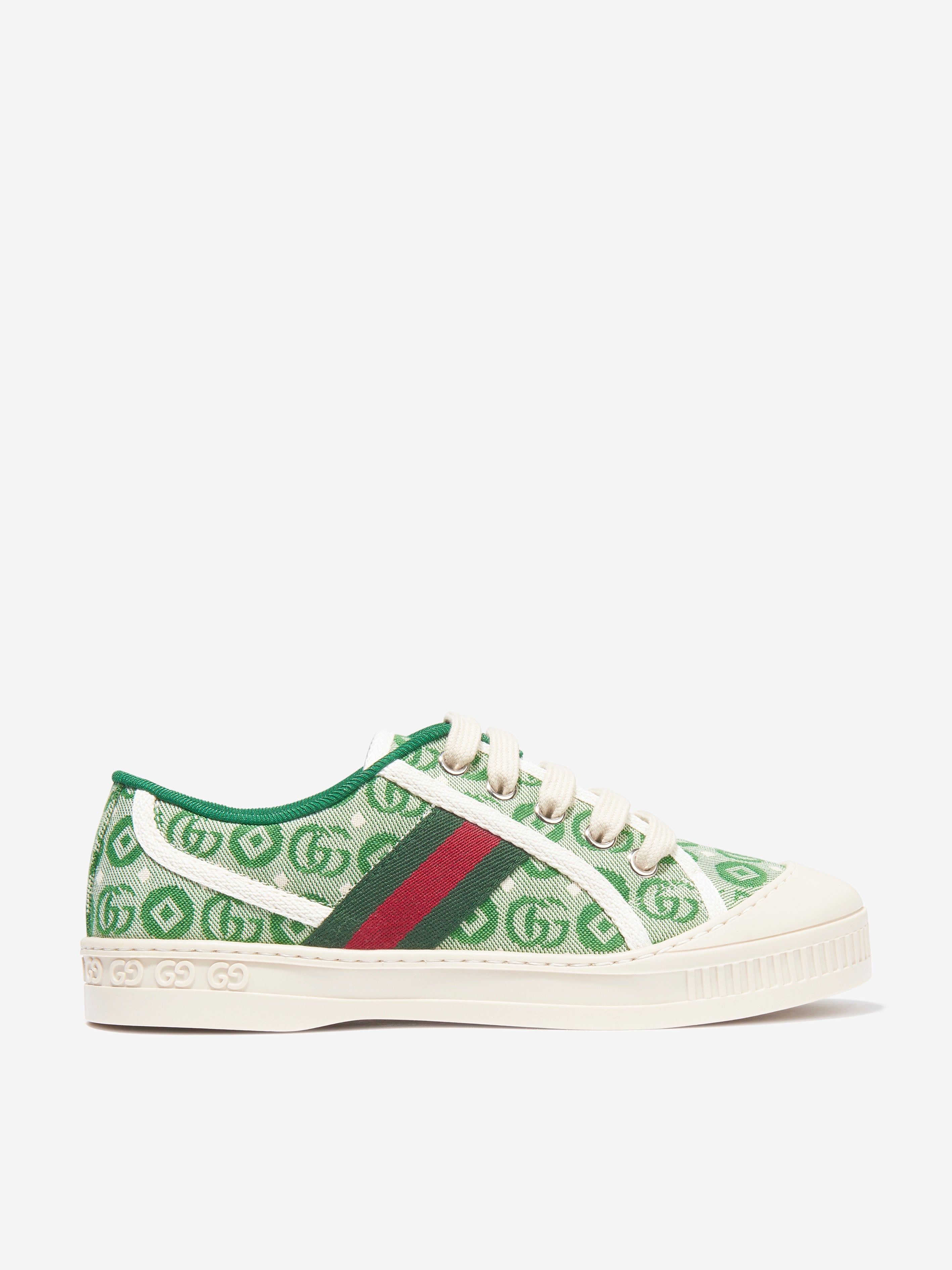 Kids Tennis Trainers in Green
