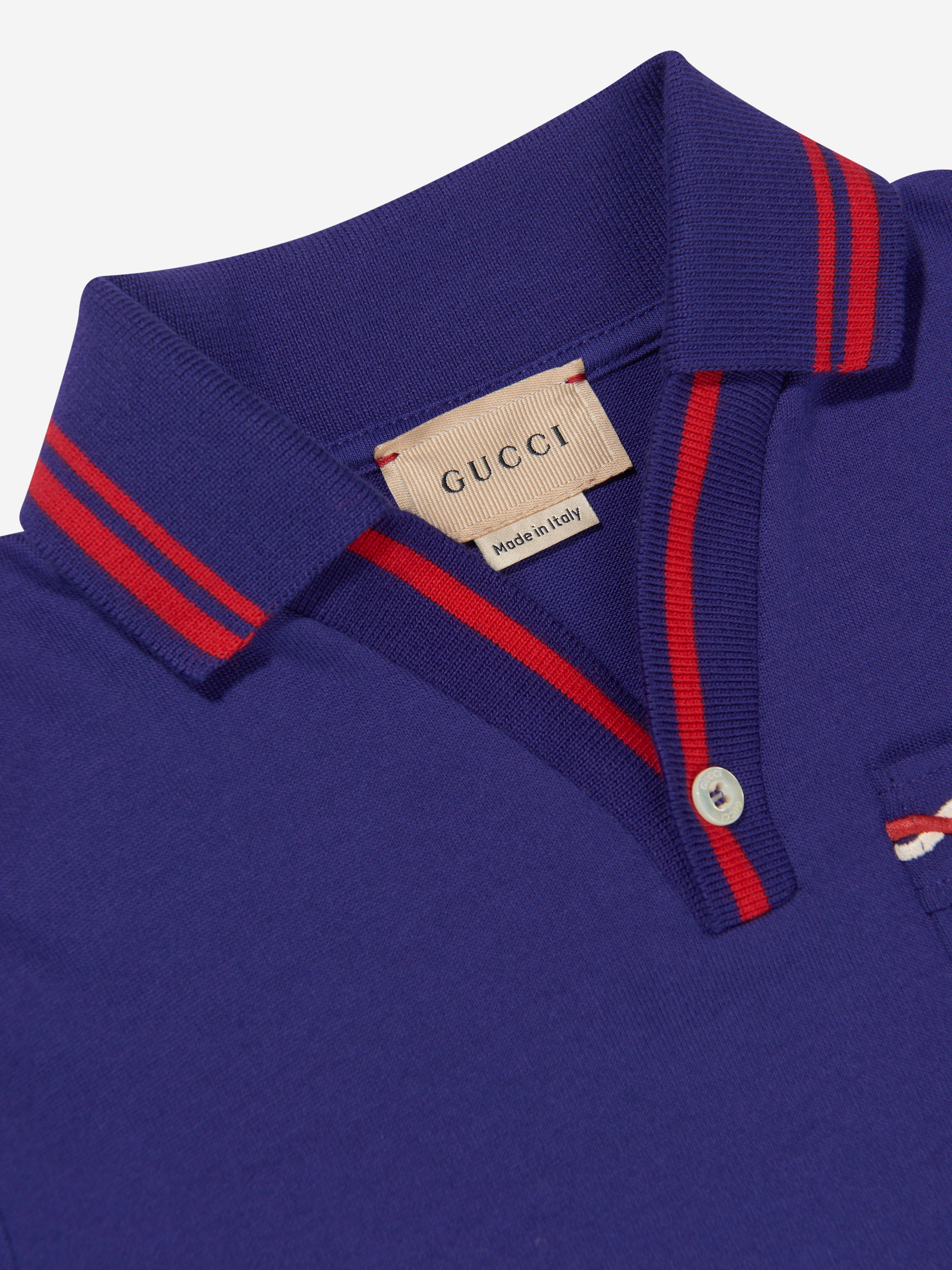Boys Pocket Polo Shirt in Navy