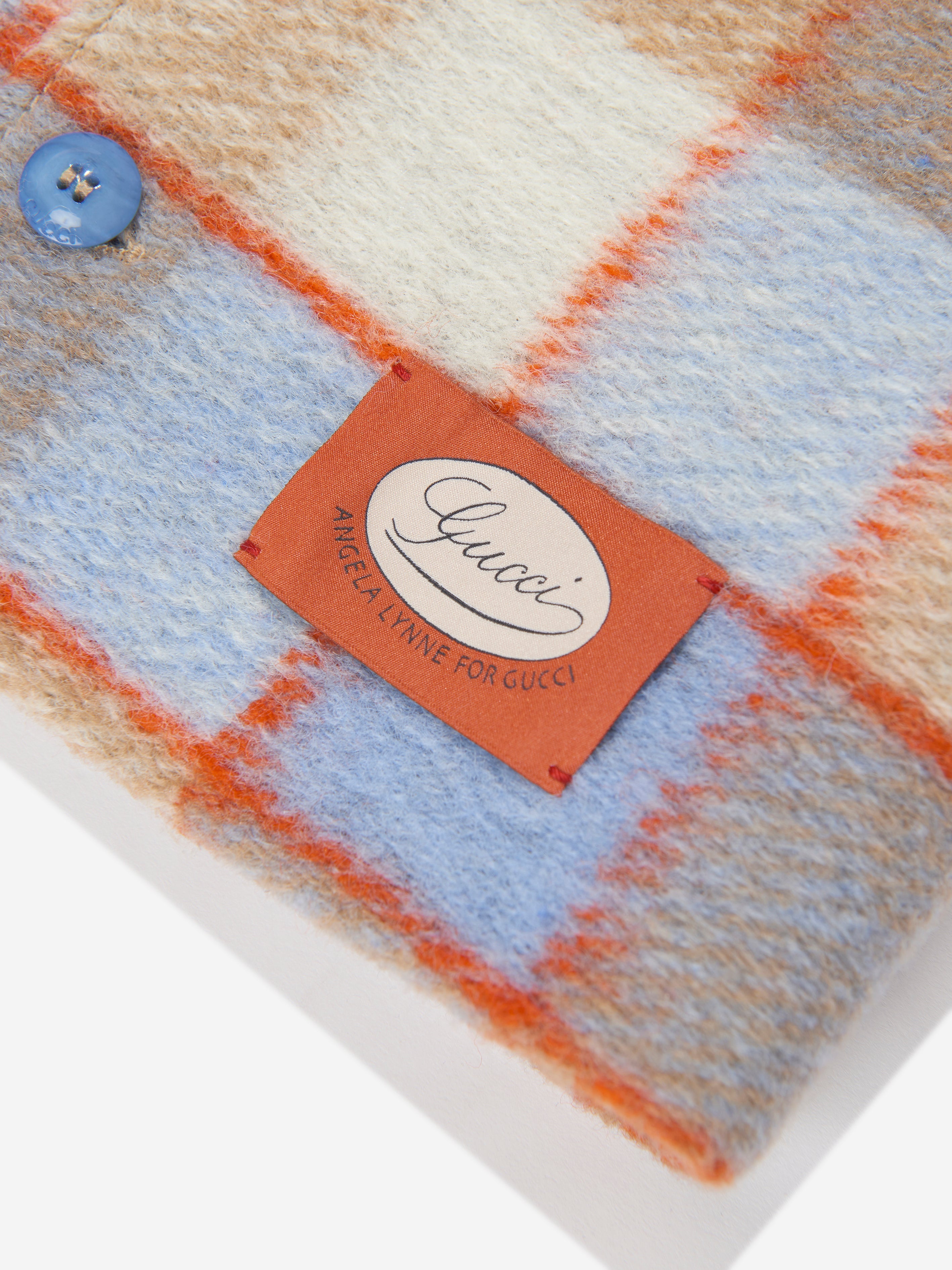 Baby Boys Checked Jacket in Blue