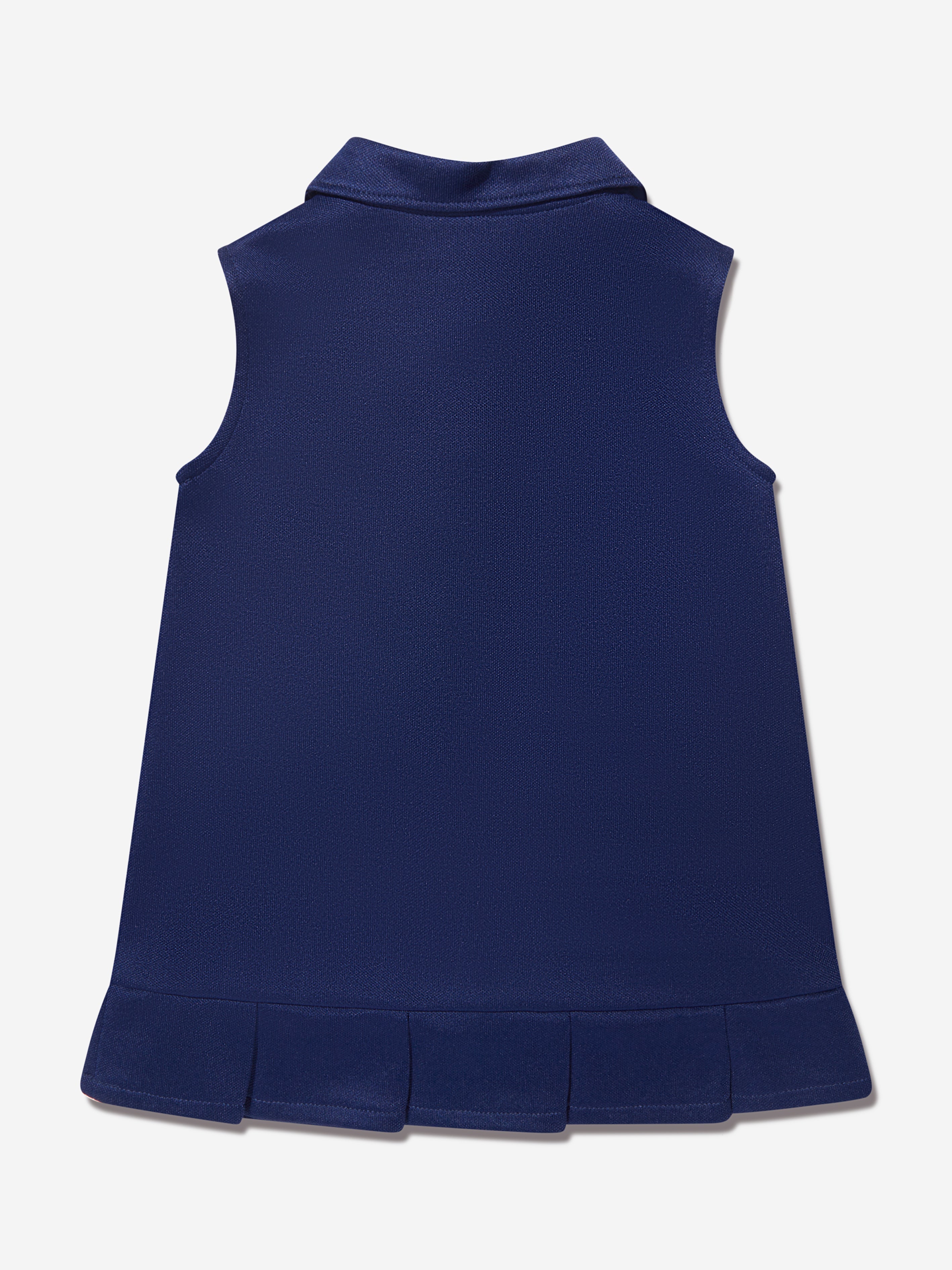 Baby Girls Sleeveless Dress in Navy