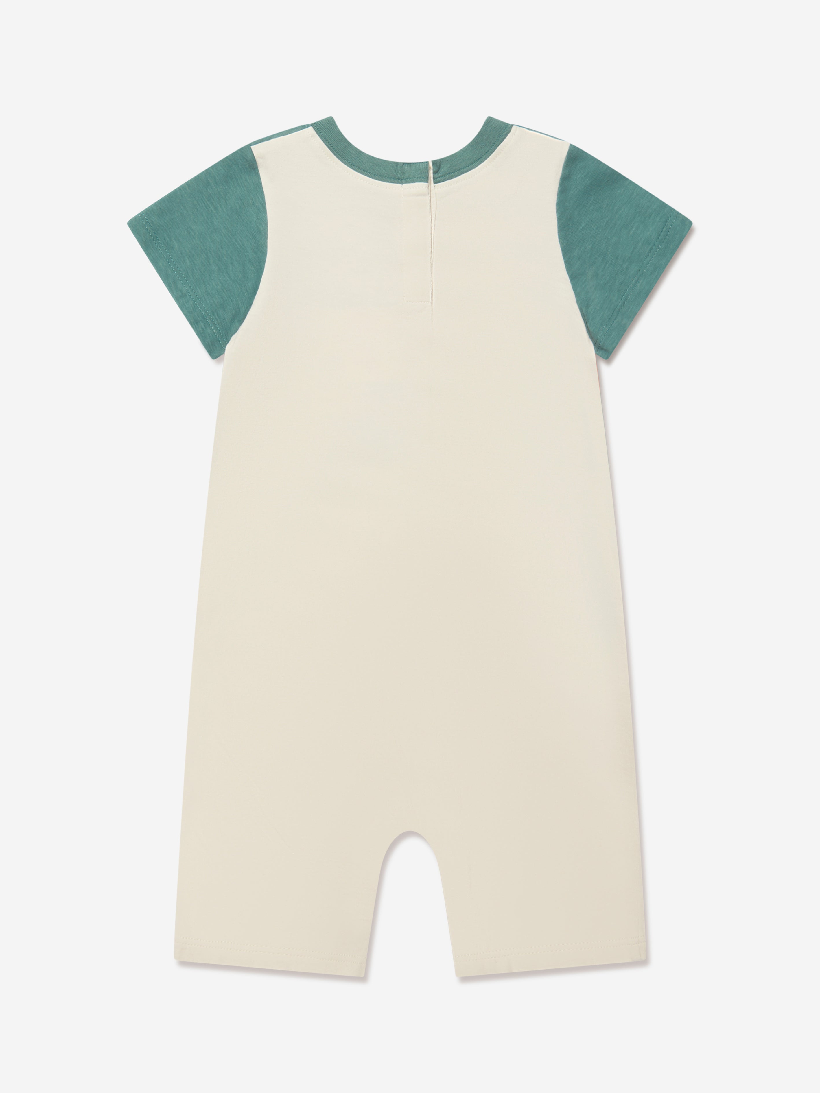 Baby Boys Logo Romper in Green