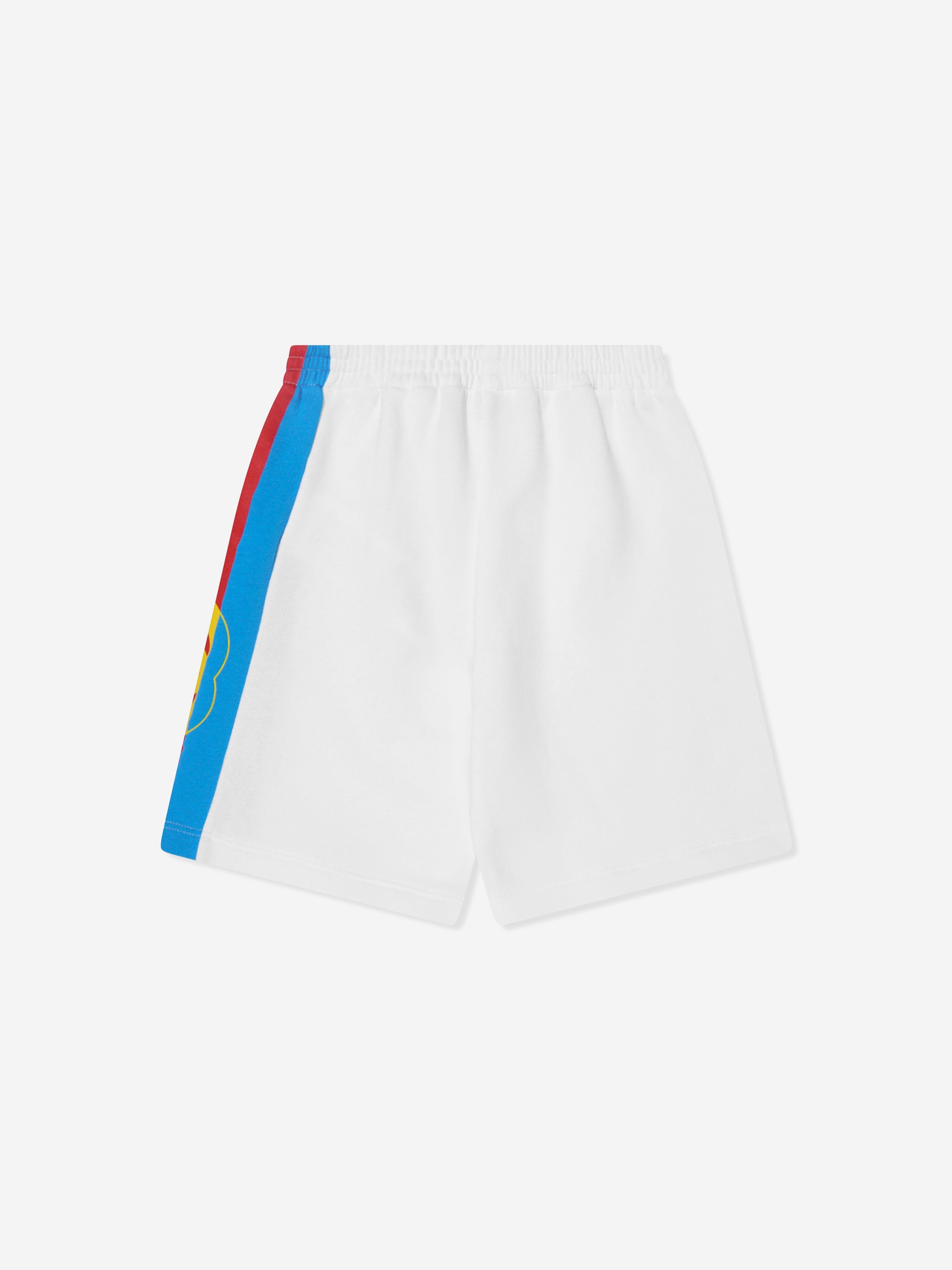 Boys Logo Bermuda Shorts in White