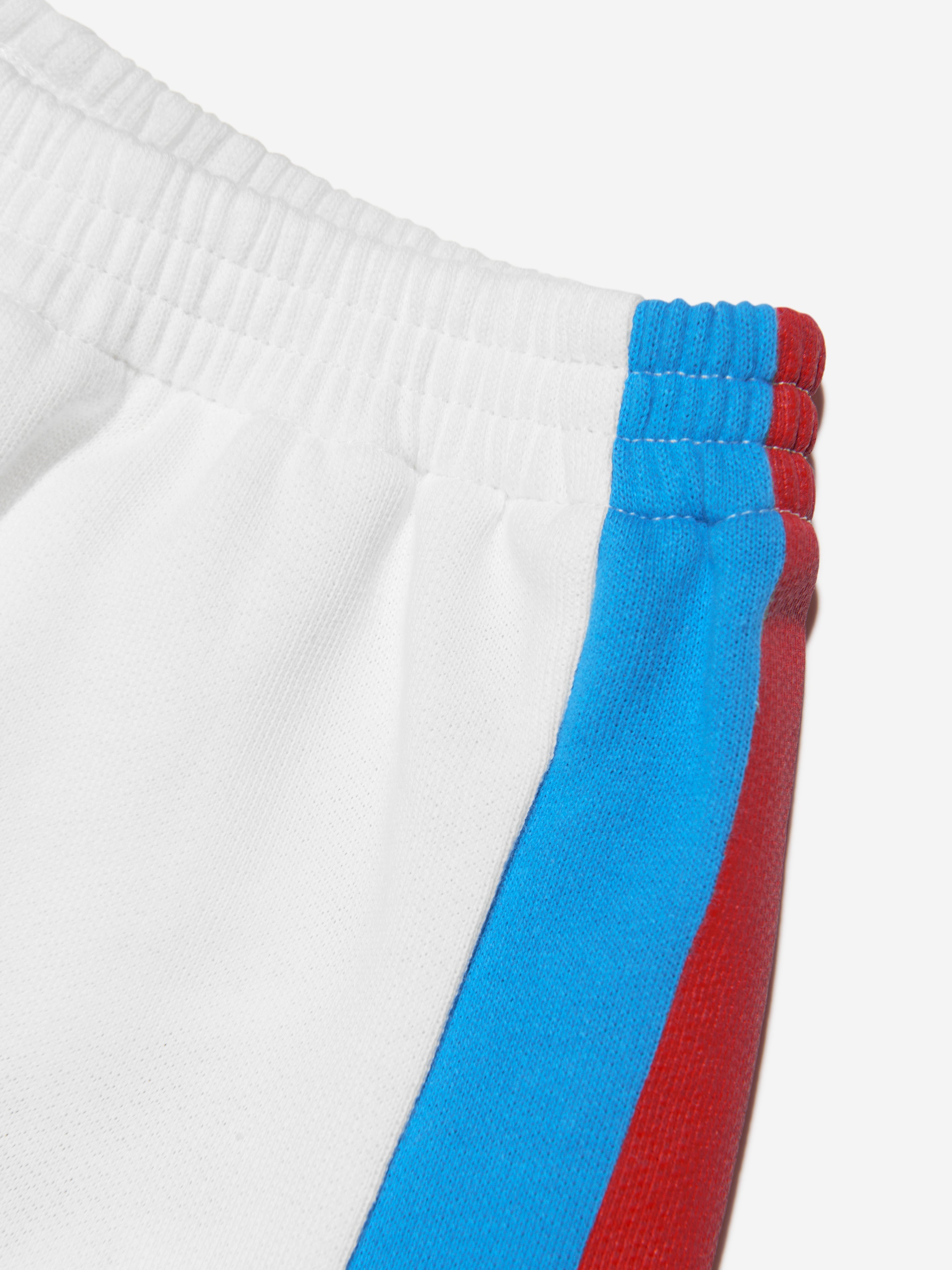 Boys Logo Bermuda Shorts in White