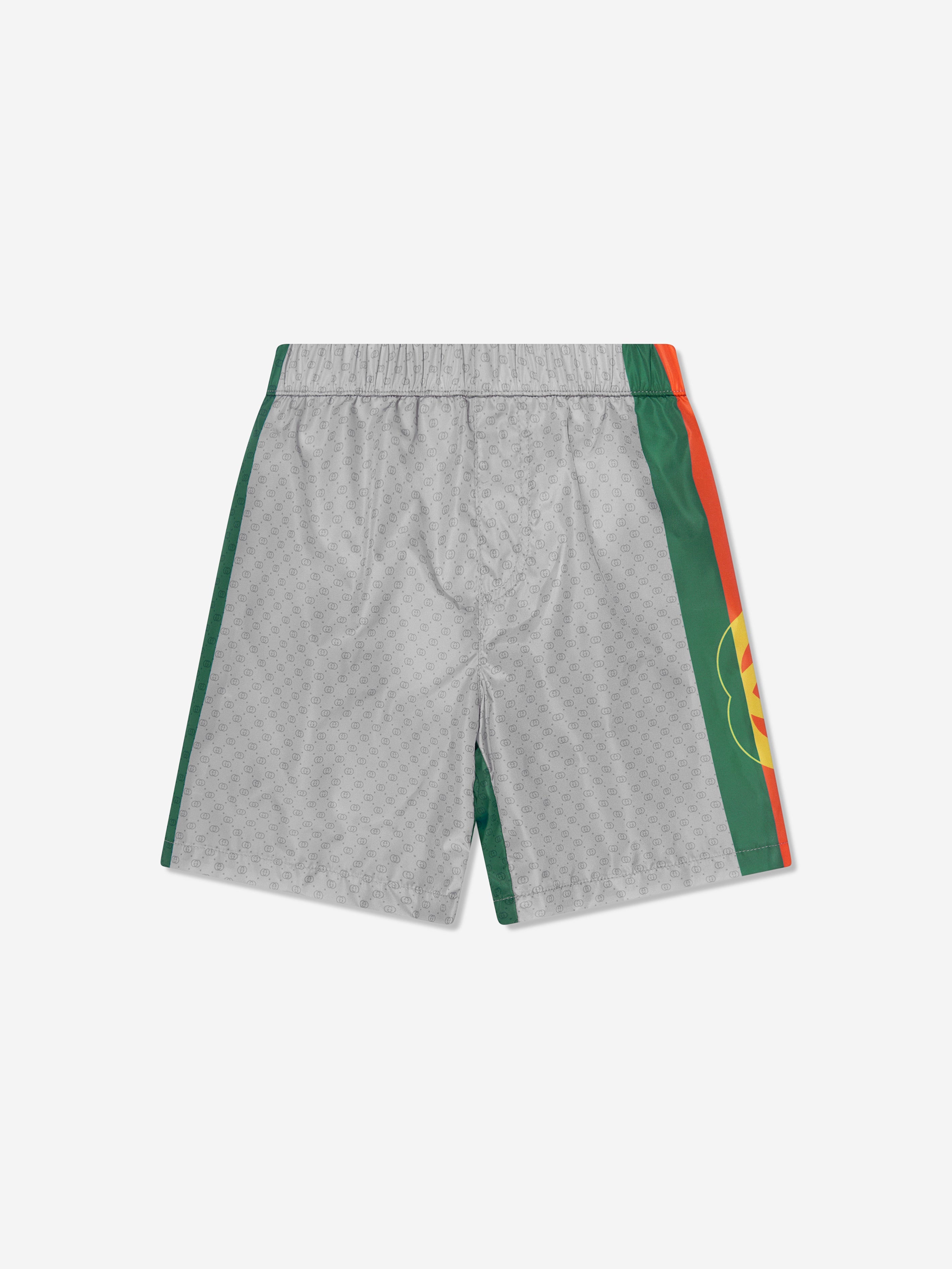 Boys Logo Swim Shorts in Grey