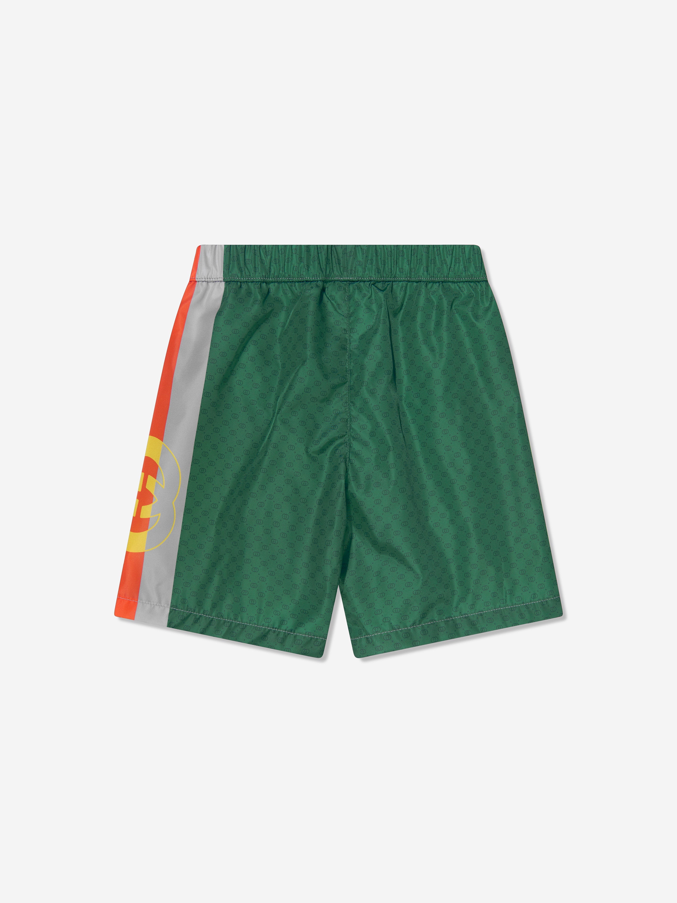 Boys Logo Swim Shorts in Grey