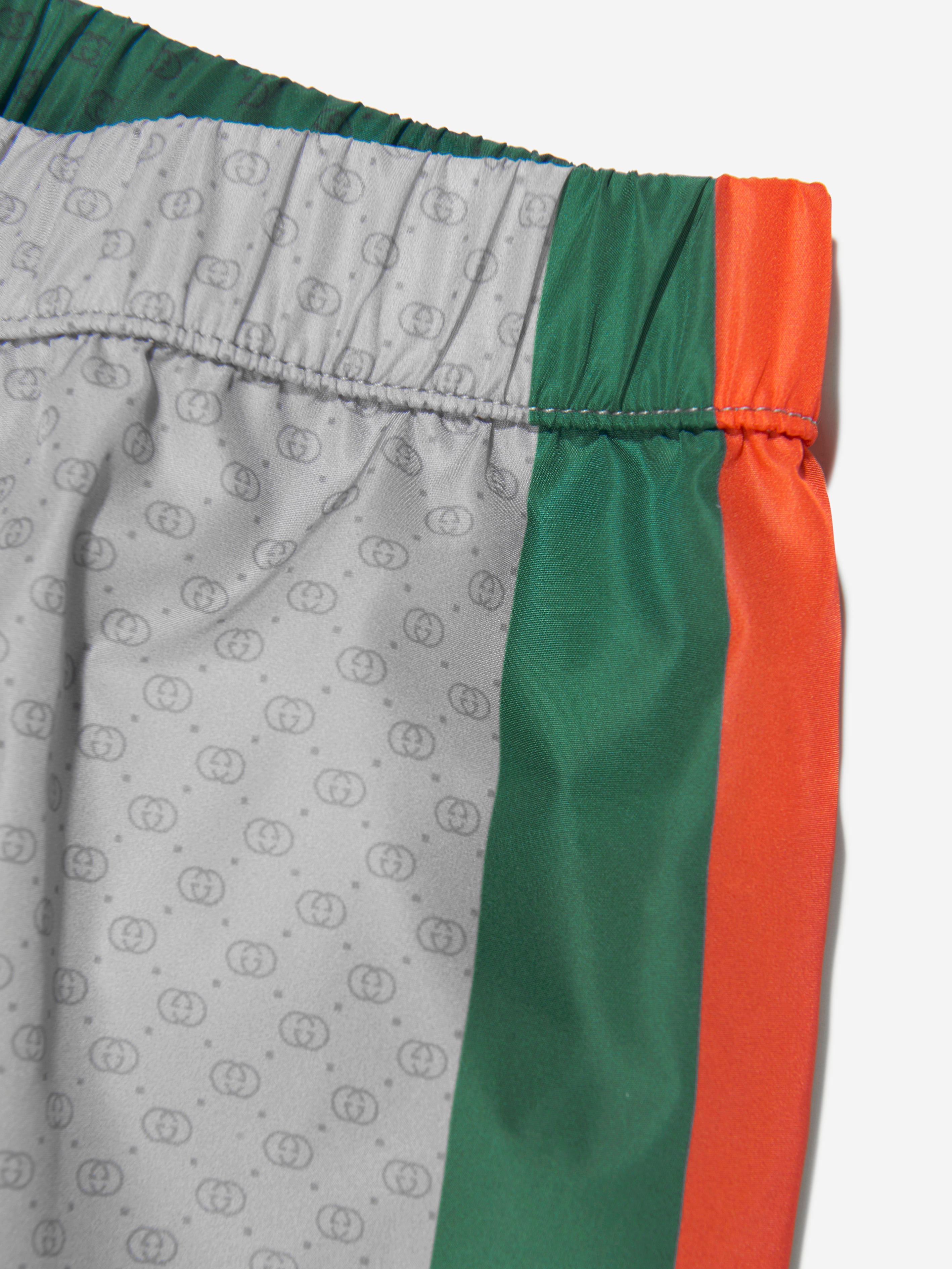 Boys Logo Swim Shorts in Grey