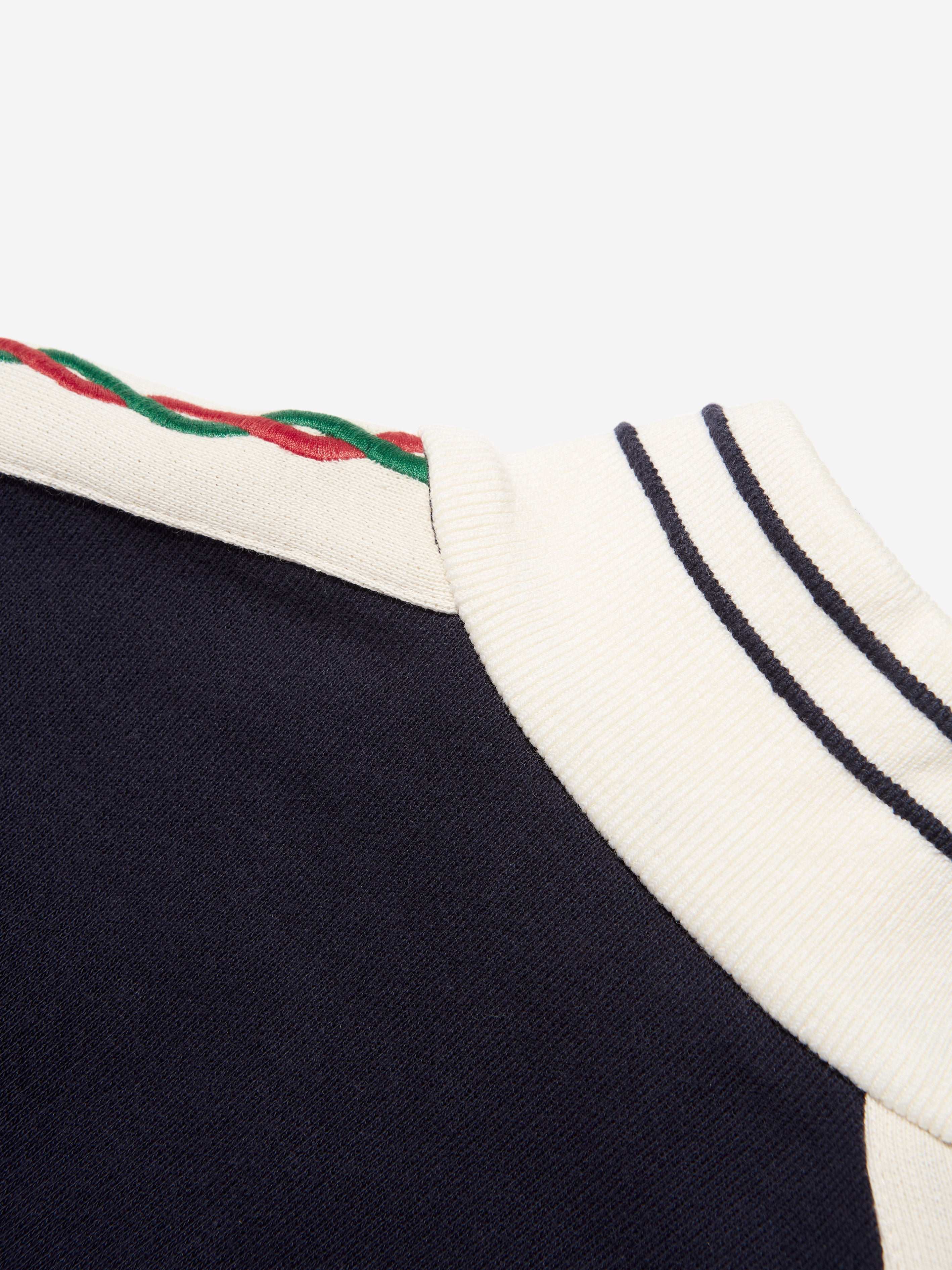 Boys Zip Up Top in Navy