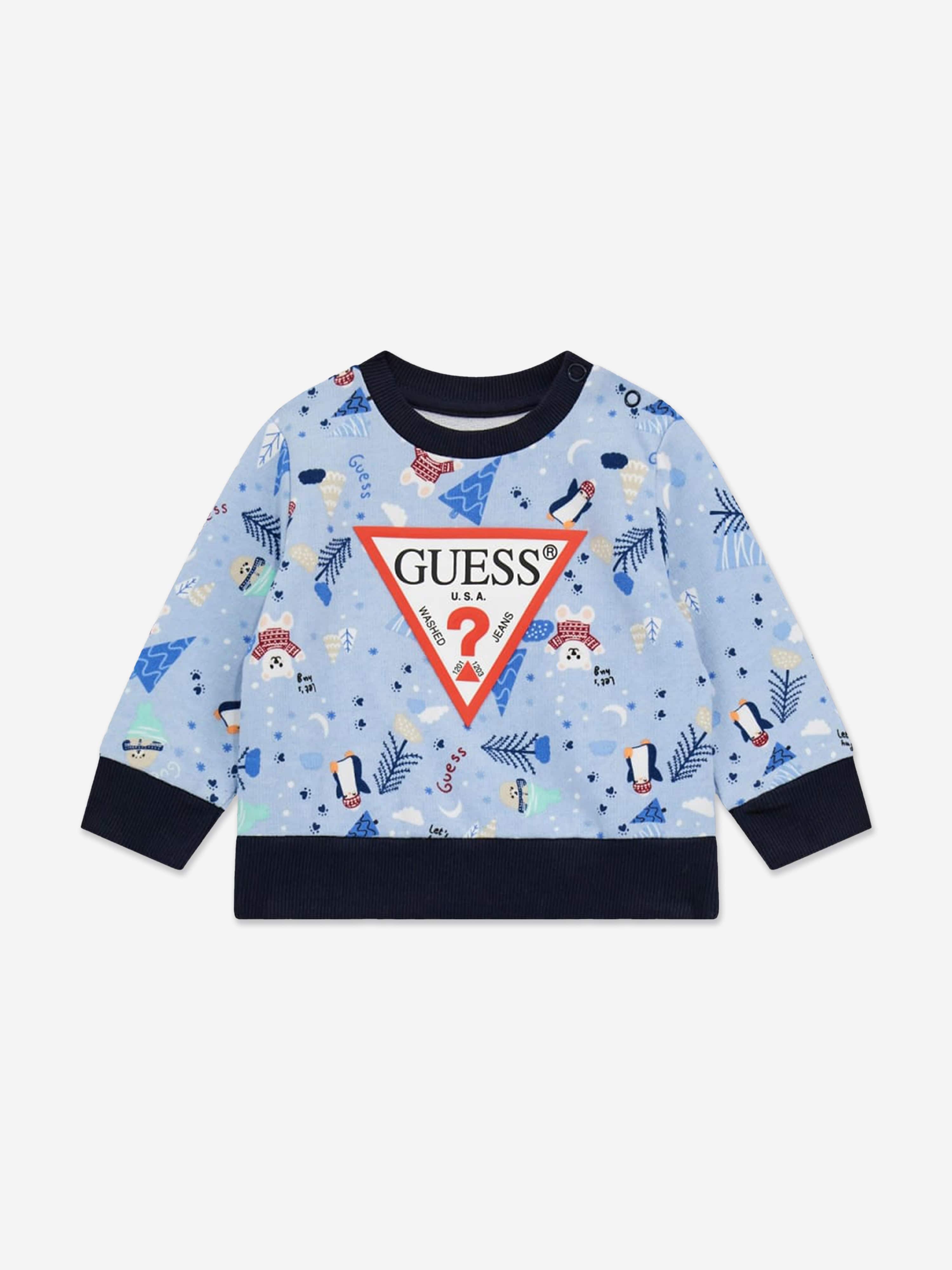 Baby Boys Logo Tracksuit in Blue
