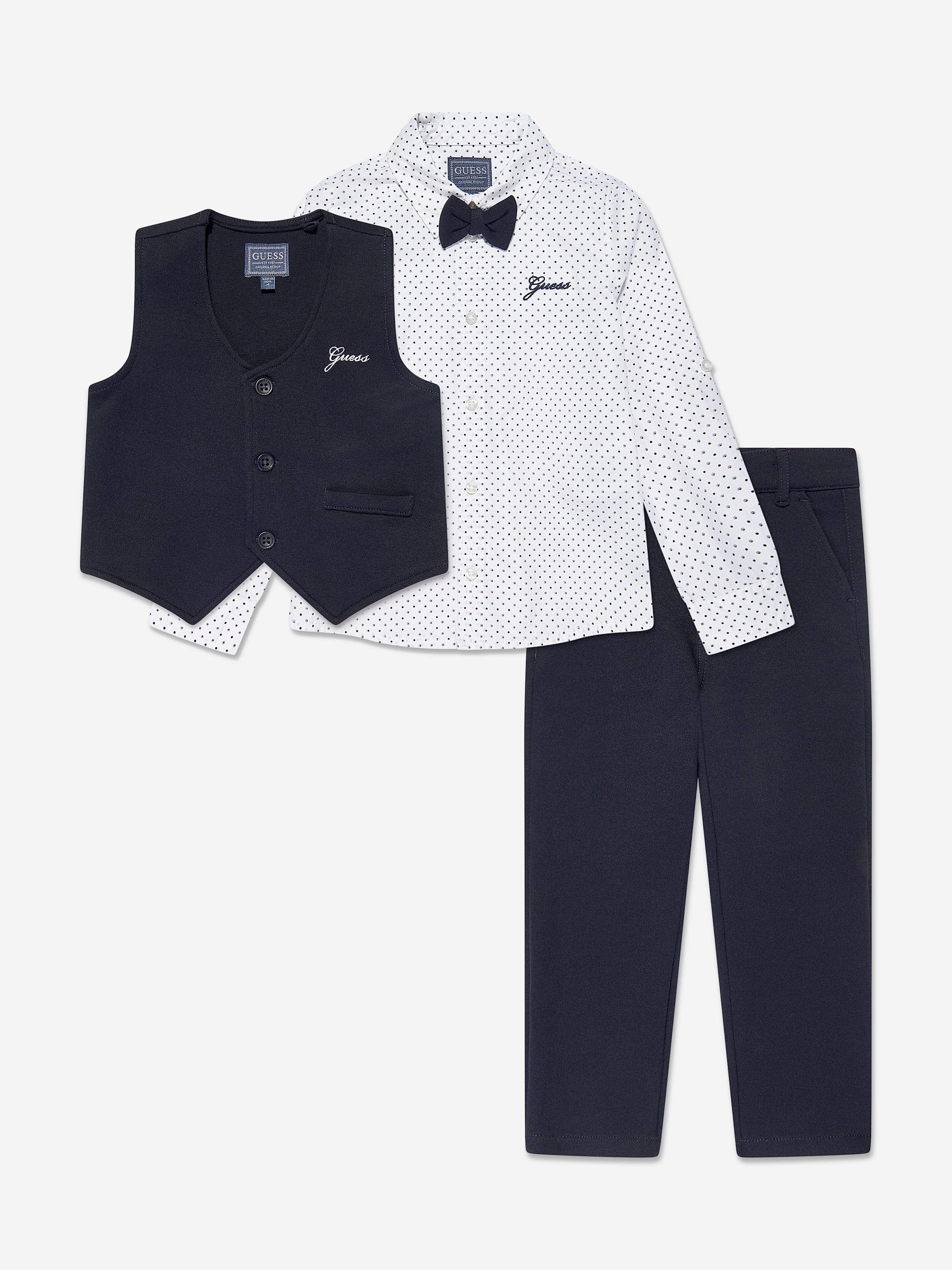 Baby Boys 3 Piece Suit Set in Blue