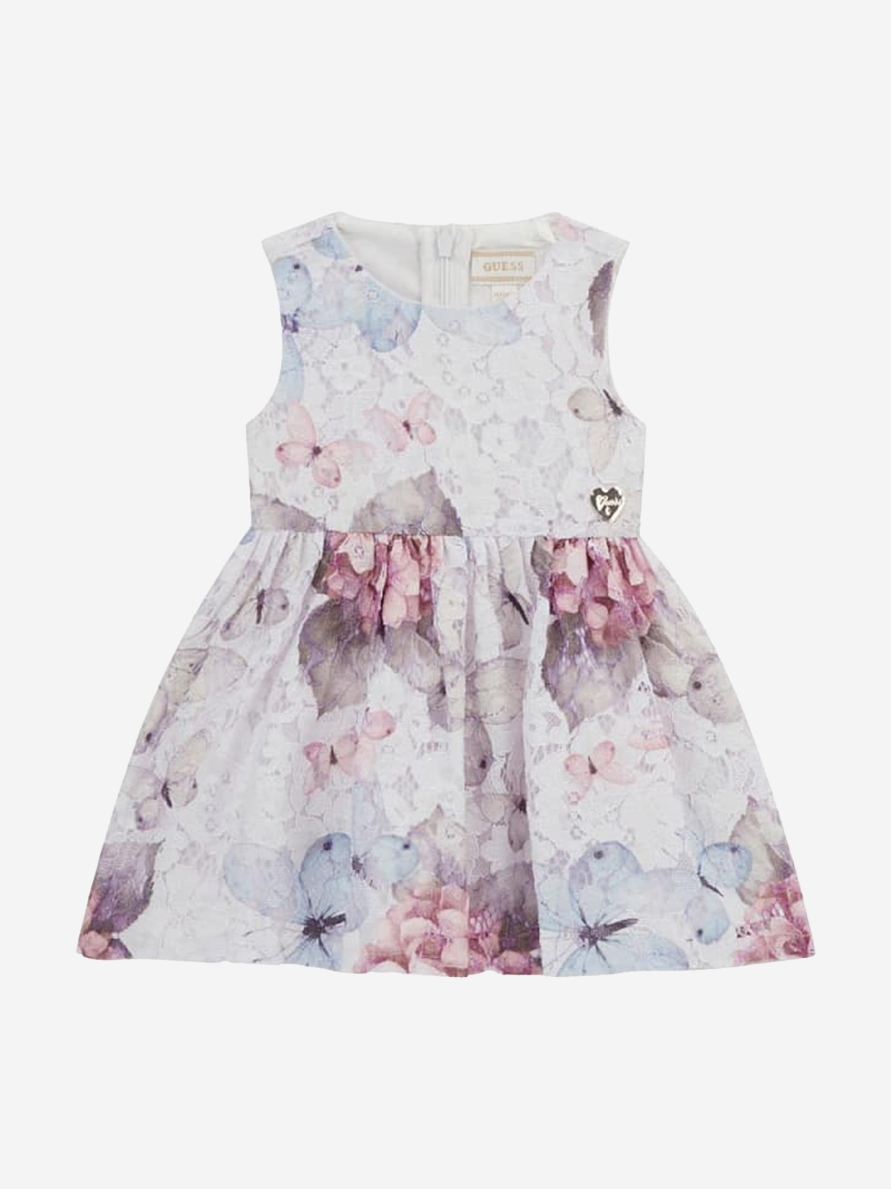 Baby Girls Butterfly Dress in Multicolour