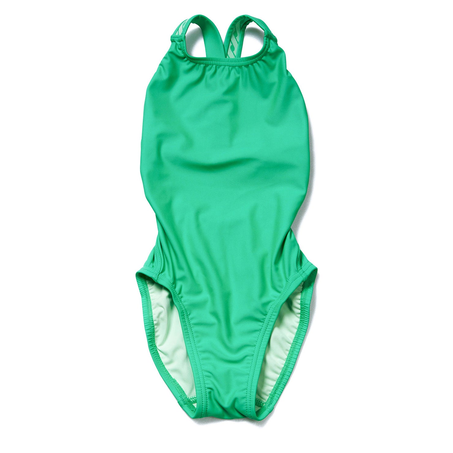 Girls Green Professional Swimsuit