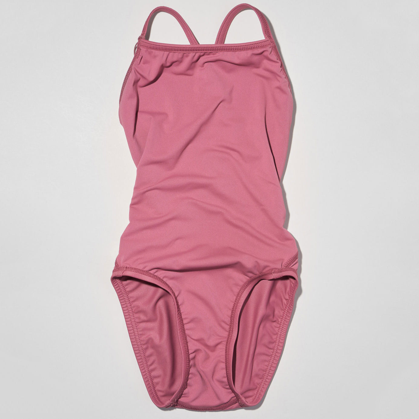 Girls Pink Professional Swimsuit
