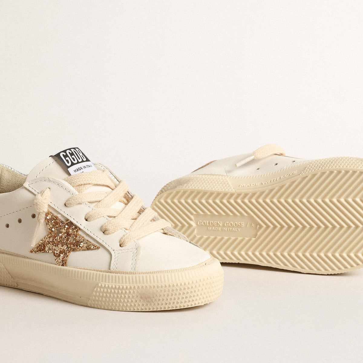 Boys & Girls Gold Star Shoes
