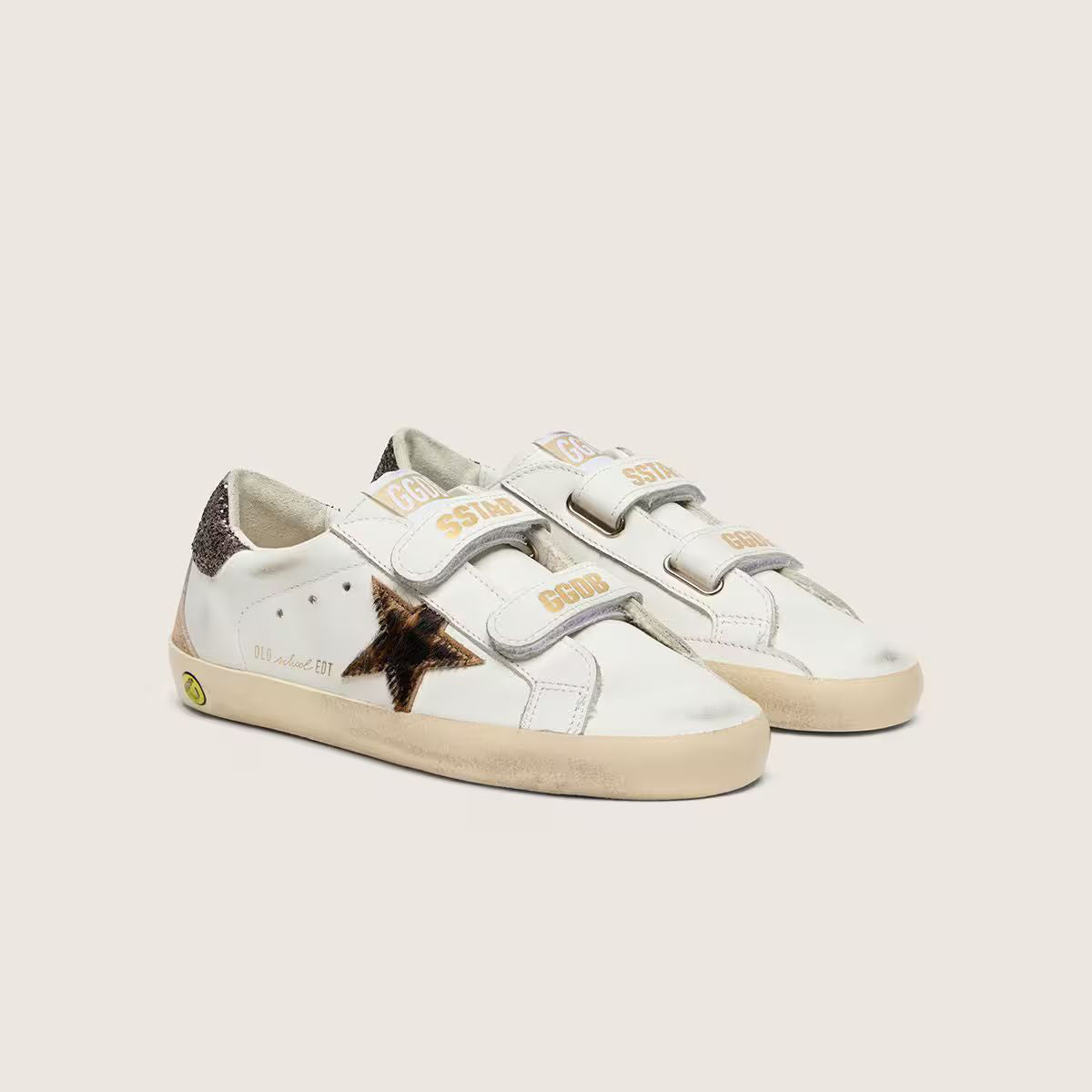 Boys & Girls White "OLD SCHOOL" Shoes