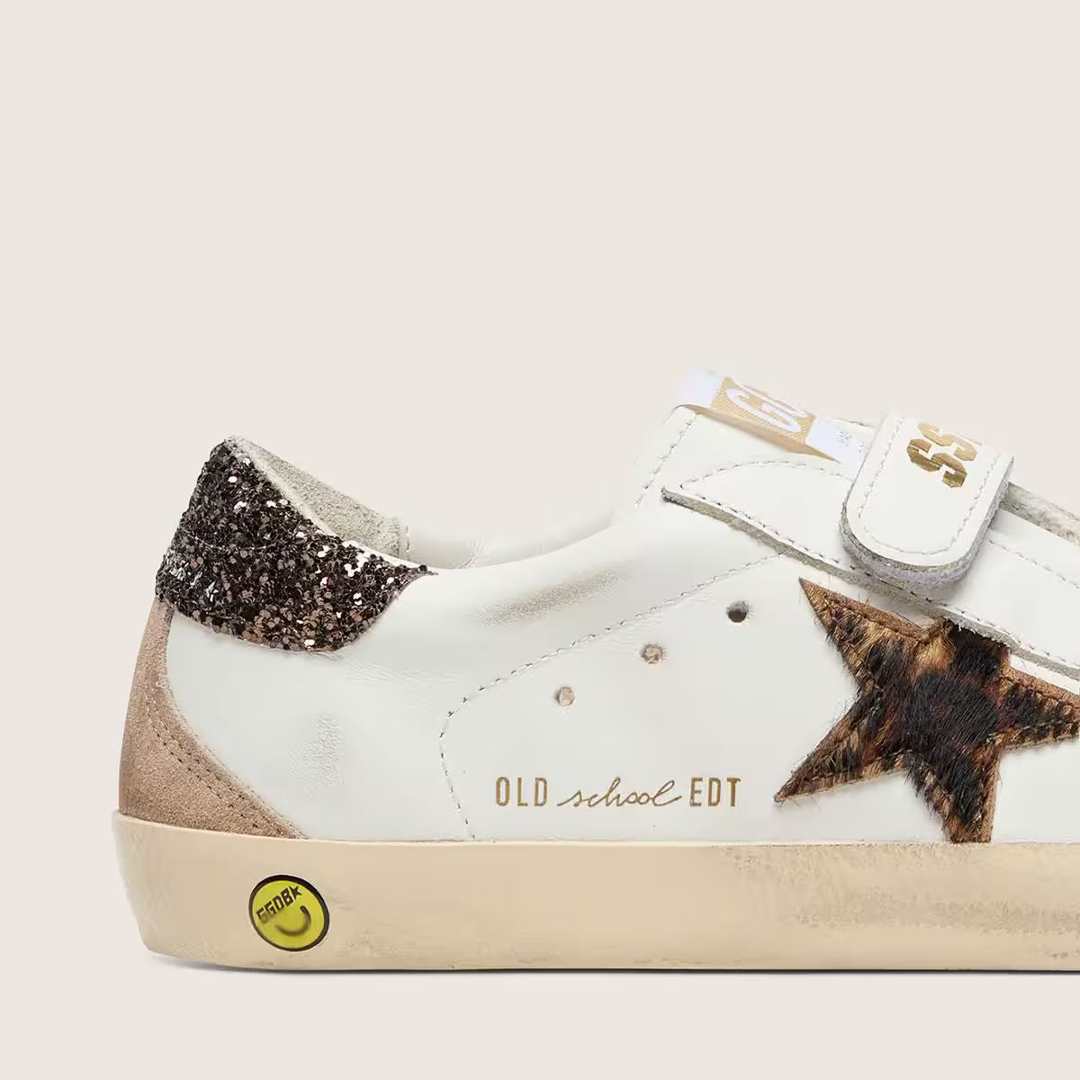 Boys & Girls White "OLD SCHOOL" Shoes