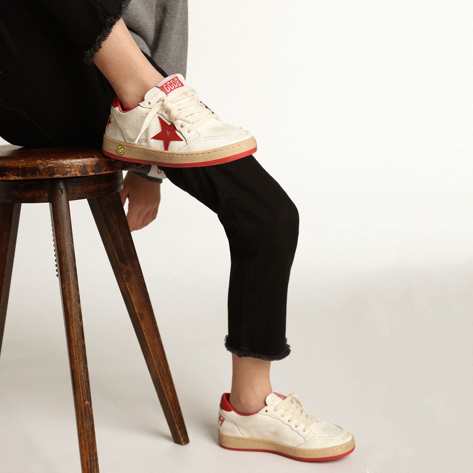 Boys & Girls Red Star Shoes